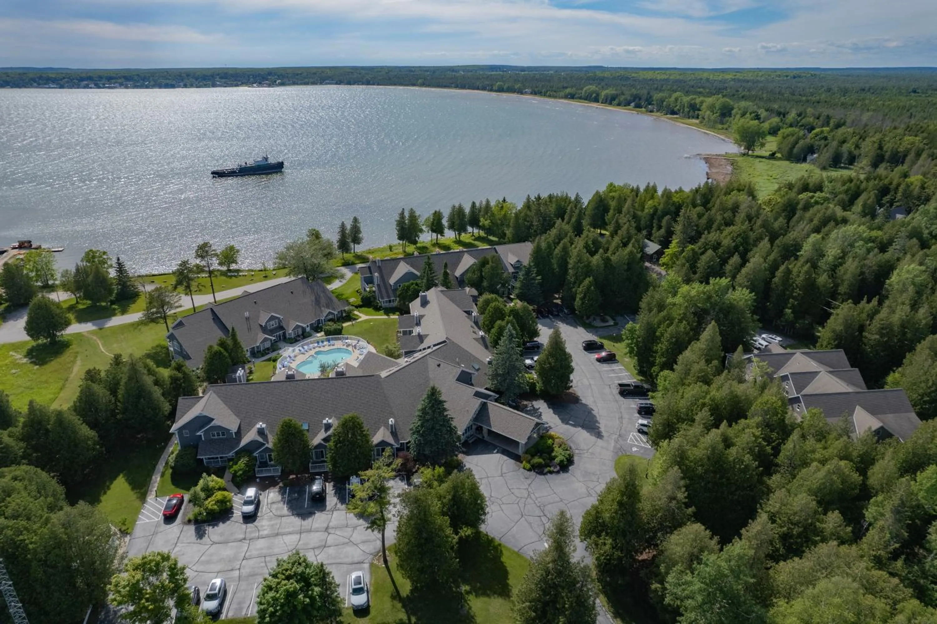 Property building in Baileys Harbor Yacht Club Resort