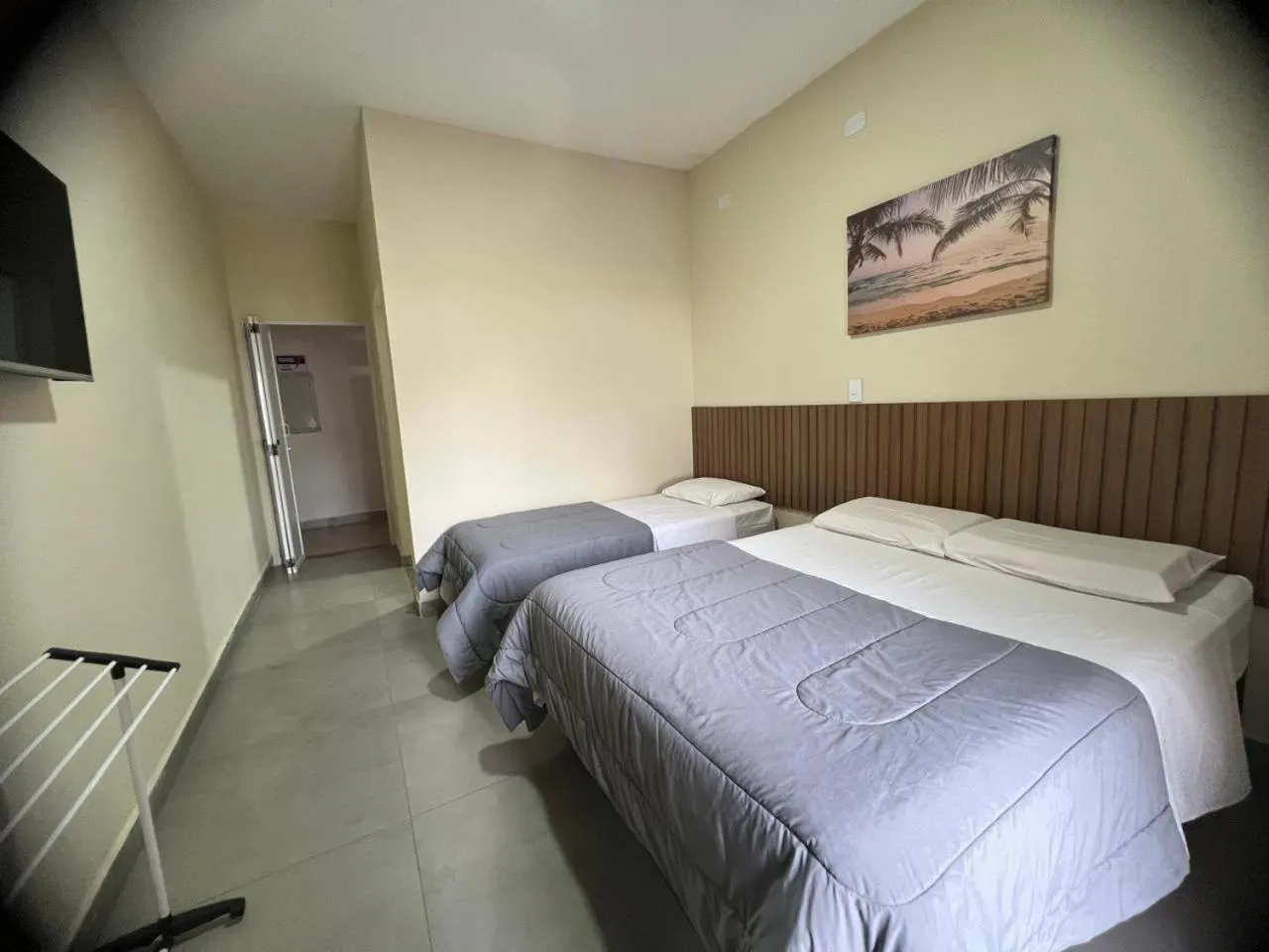 Bed in Leviv Praia Hotel