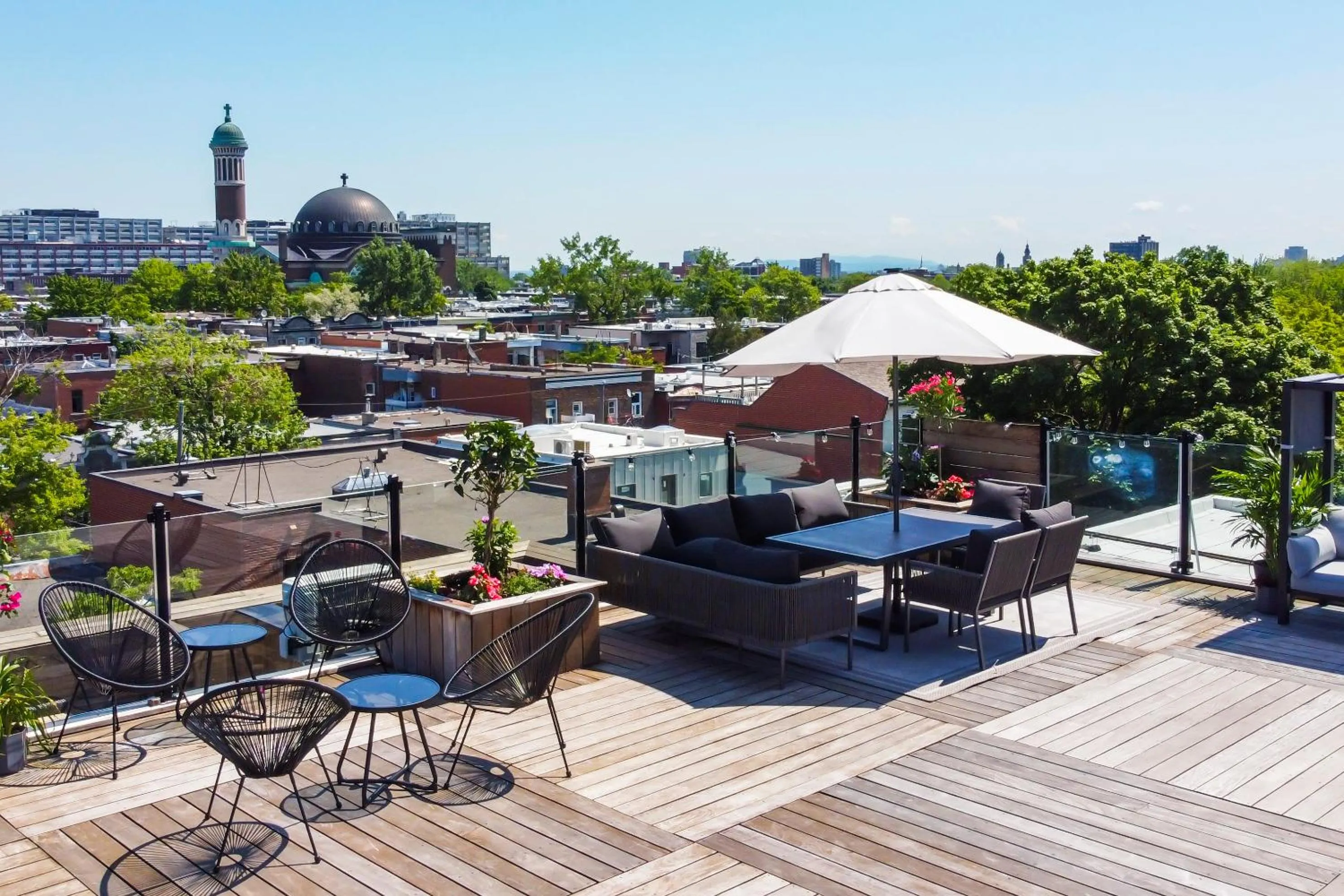 Balcony/Terrace in Parc Avenue Hostel