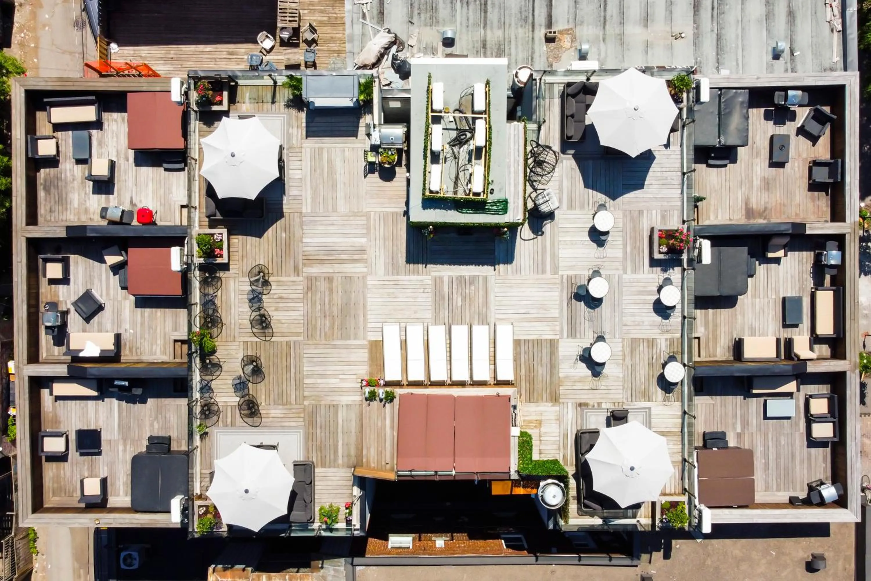 Balcony/Terrace in Parc Avenue Hostel