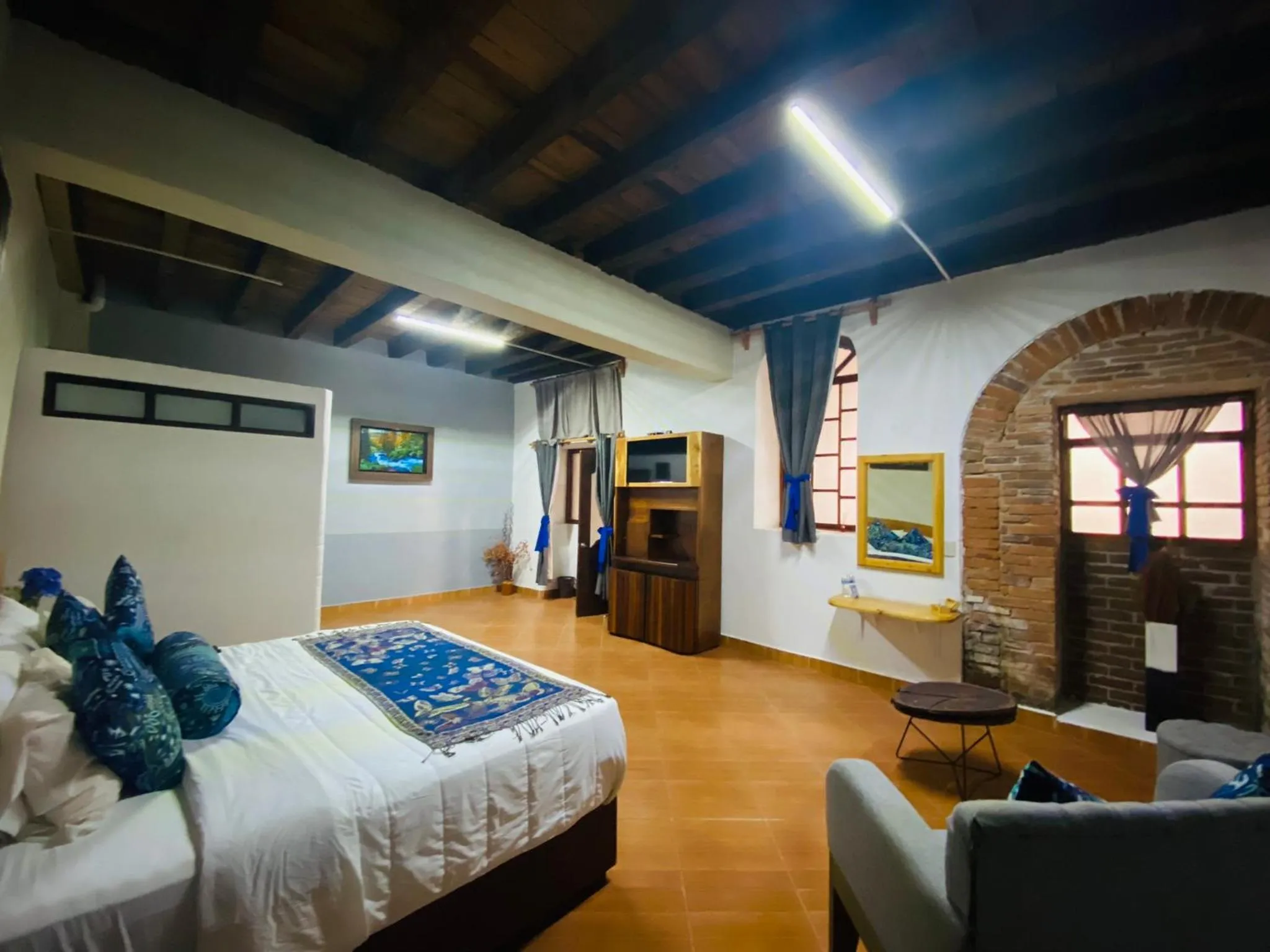 furniture, Bed in HOTEL EX HACIENDA EL MOLINO