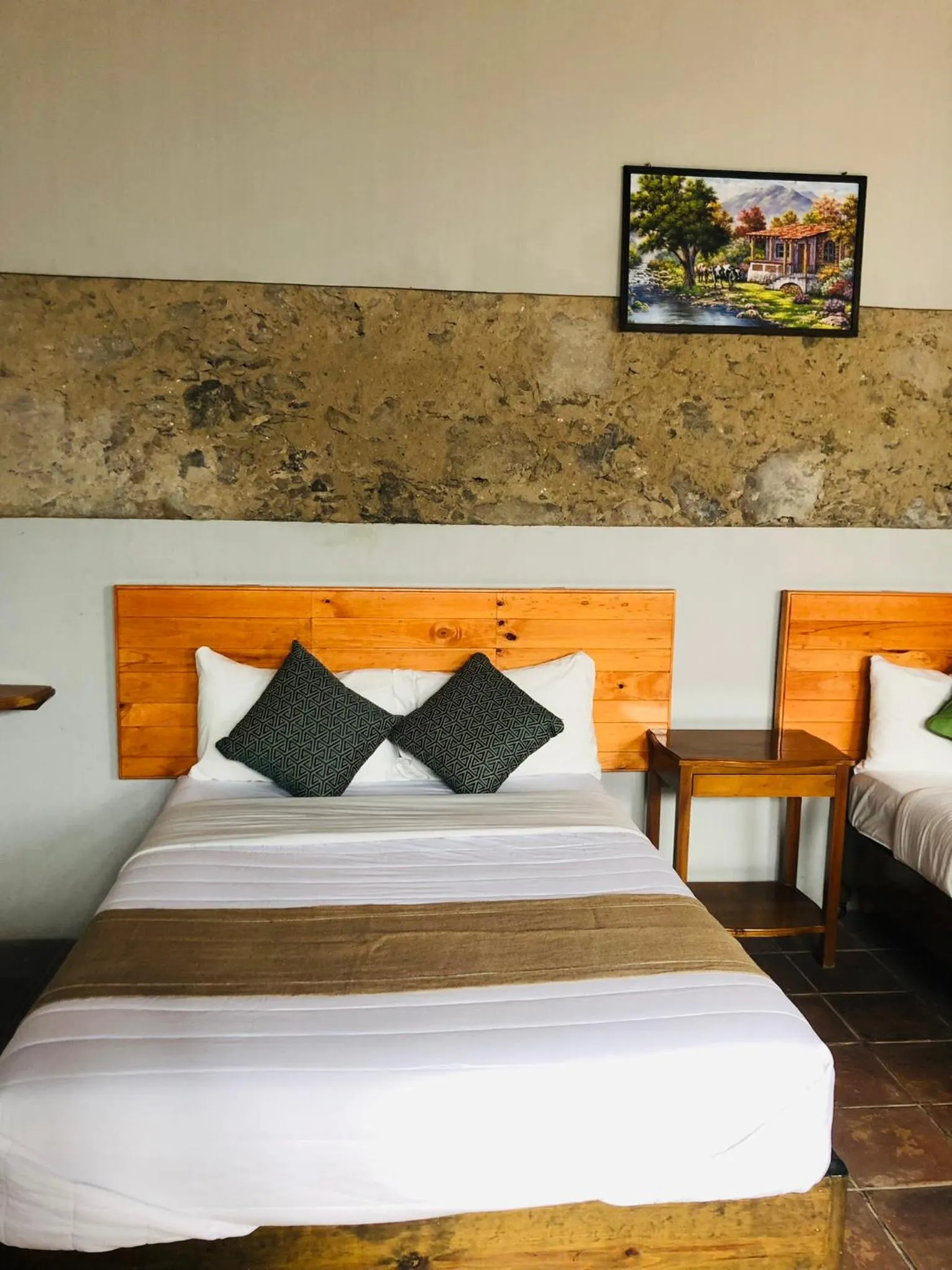 Bed in HOTEL EX HACIENDA EL MOLINO