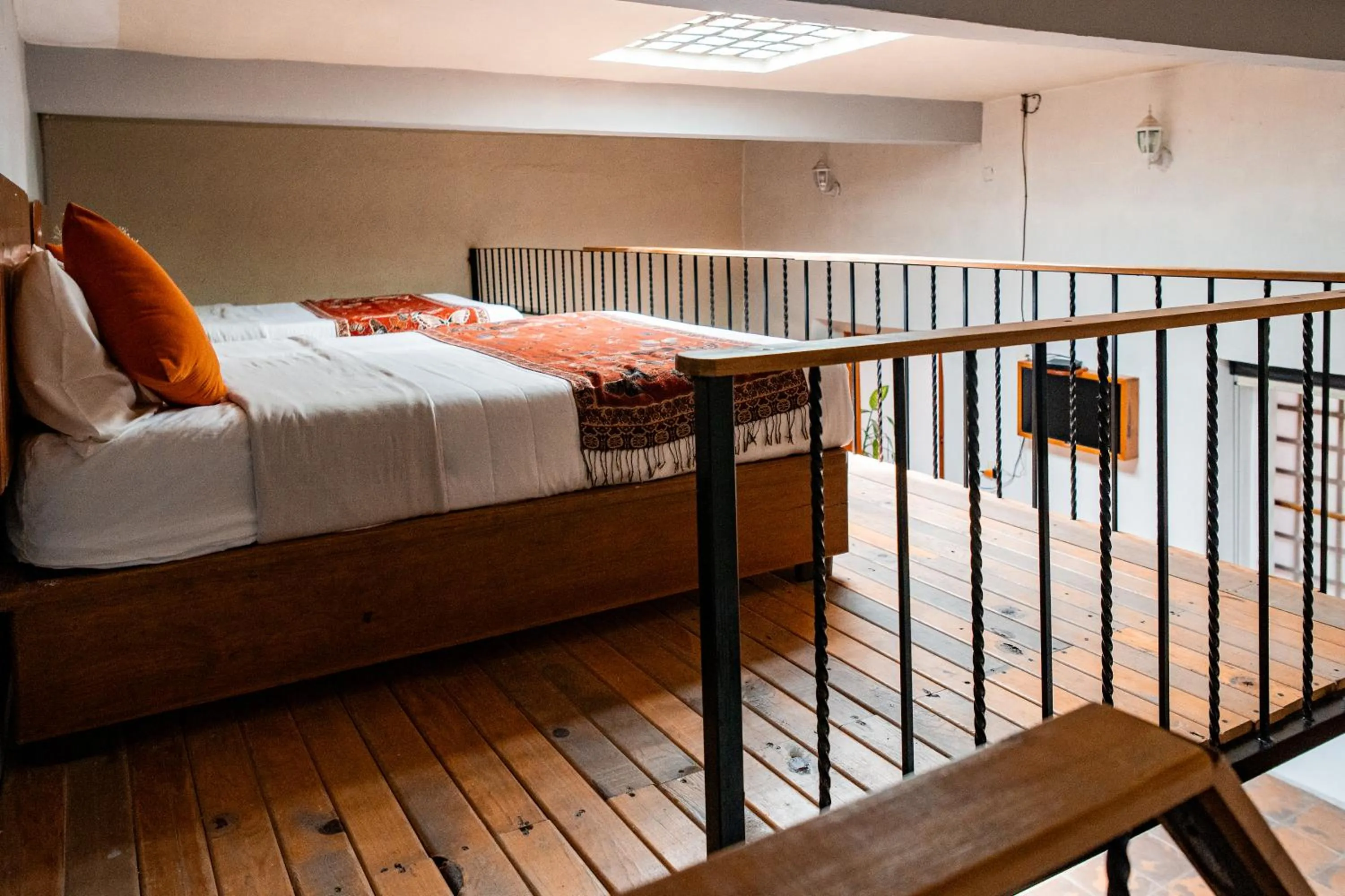 Bed in HOTEL EX HACIENDA EL MOLINO