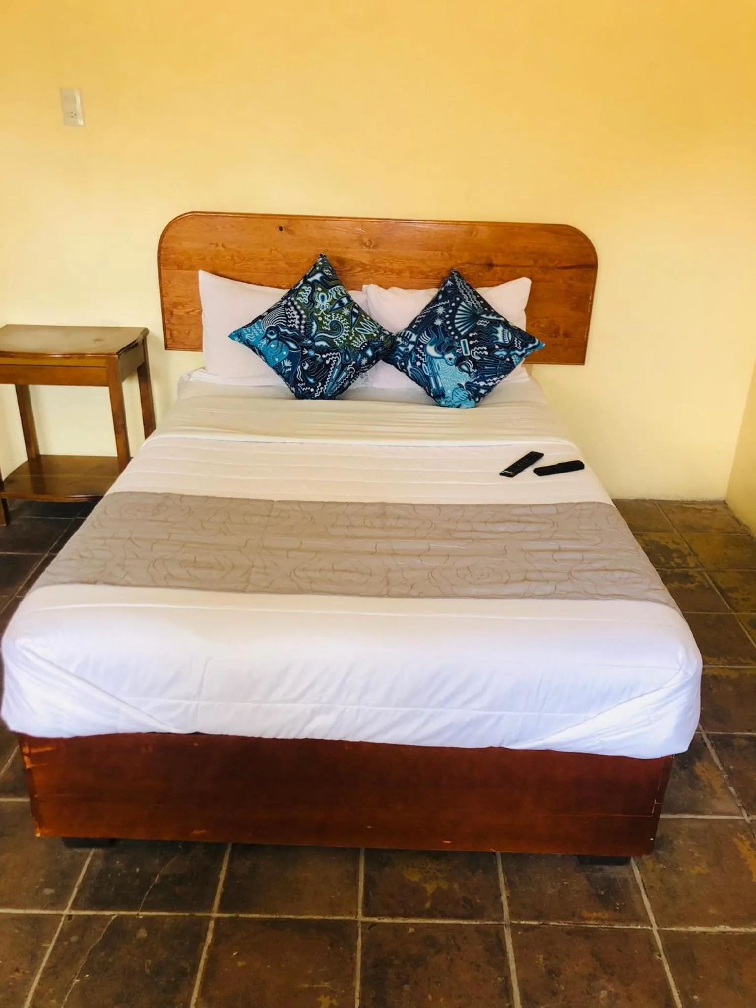 Bed in HOTEL EX HACIENDA EL MOLINO