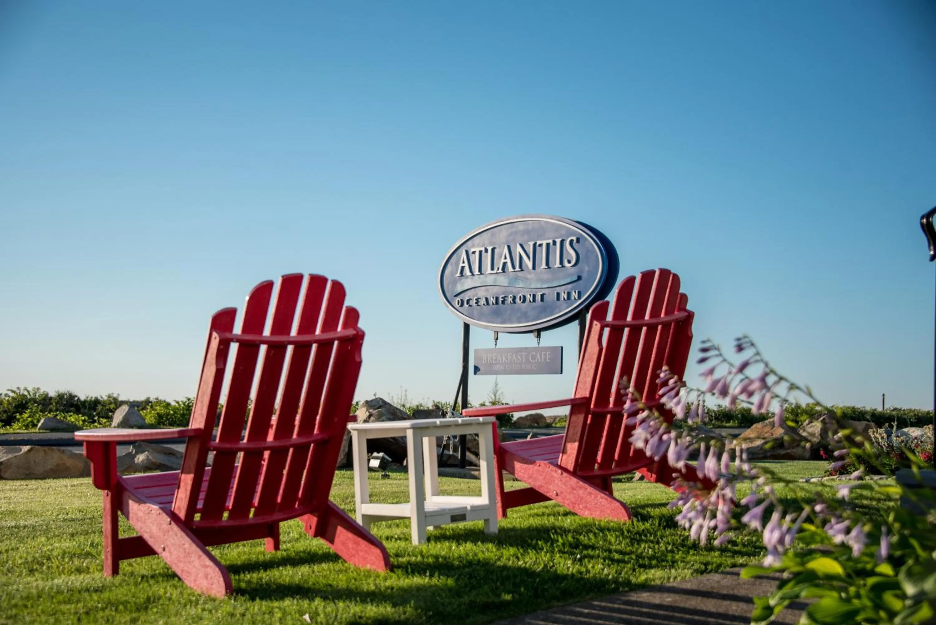 Garden in Atlantis Oceanfront Inn Gloucester