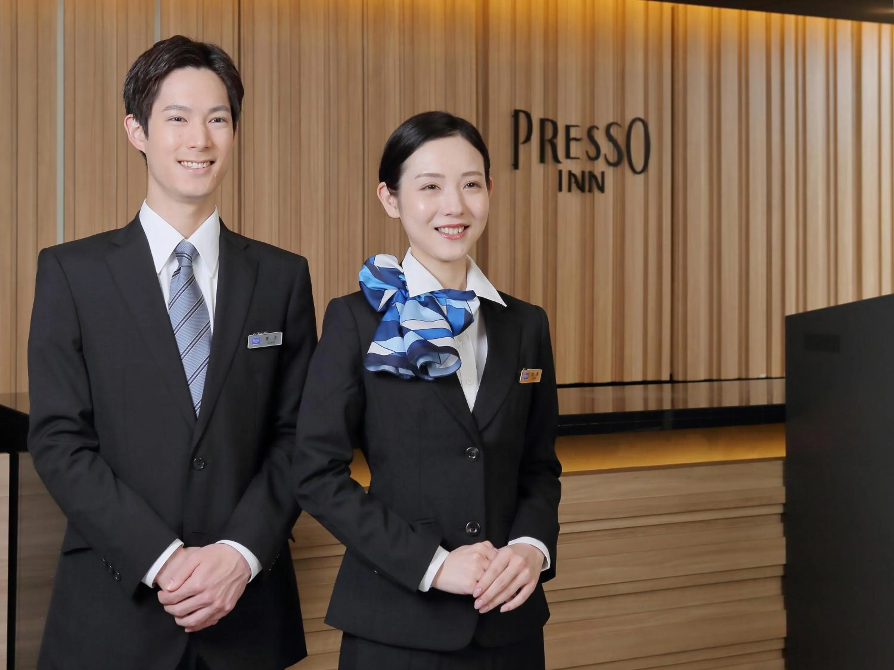 Staff in Keio Presso Inn Kanda