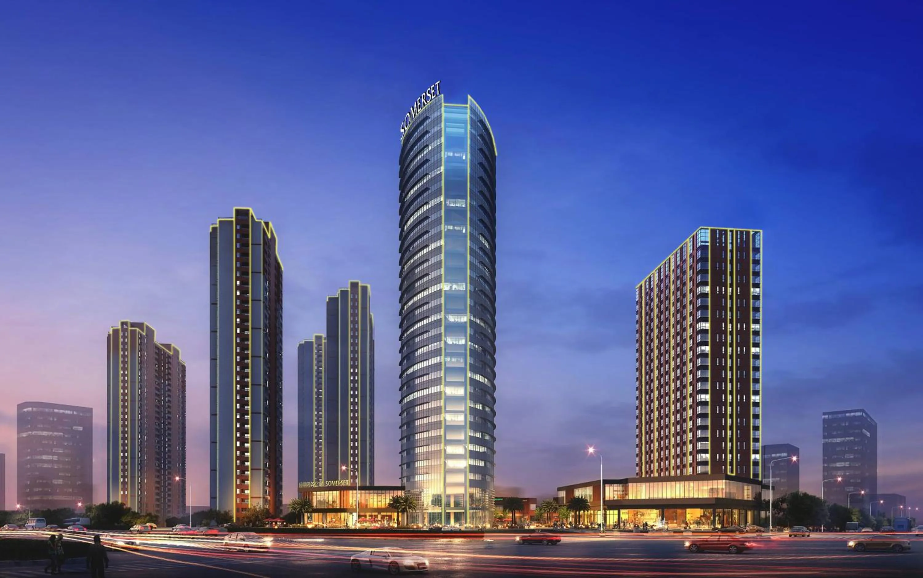 Property building in Somerset Zhuankou Wuhan