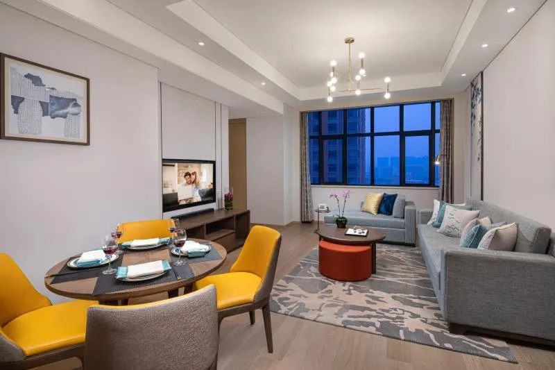 TV and multimedia, Seating Area in Somerset Zhuankou Wuhan