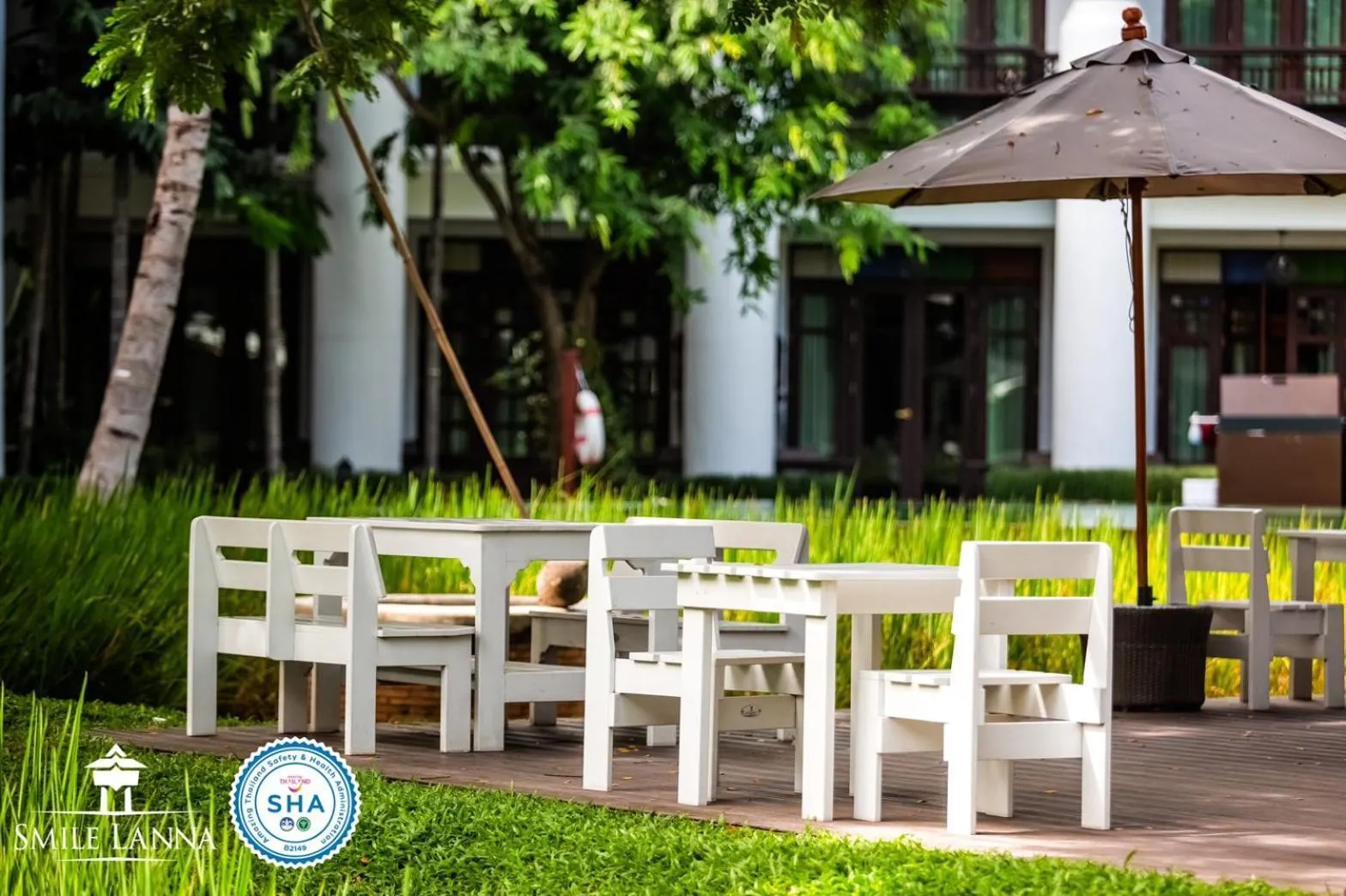 Seating area in Smile Lanna Hotel