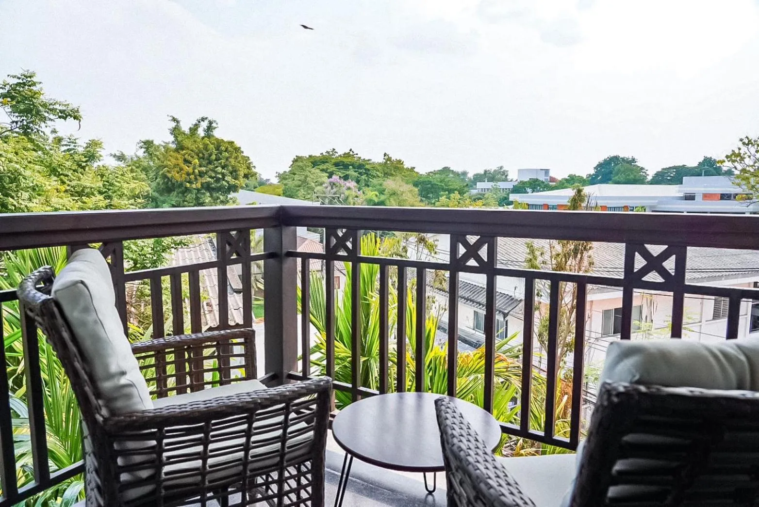 Quiet street view in Smile Lanna Hotel