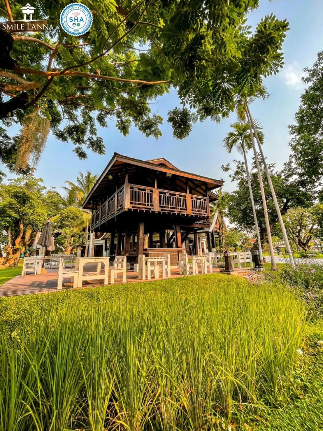 Garden in Smile Lanna Hotel
