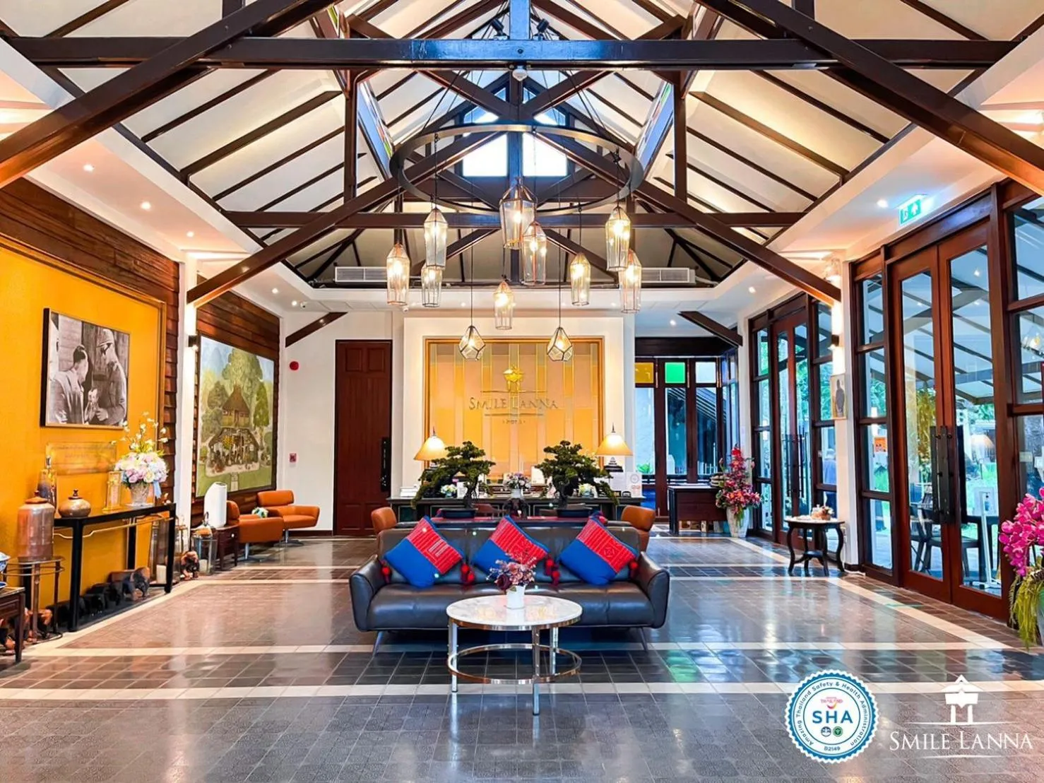 Lobby or reception in Smile Lanna Hotel
