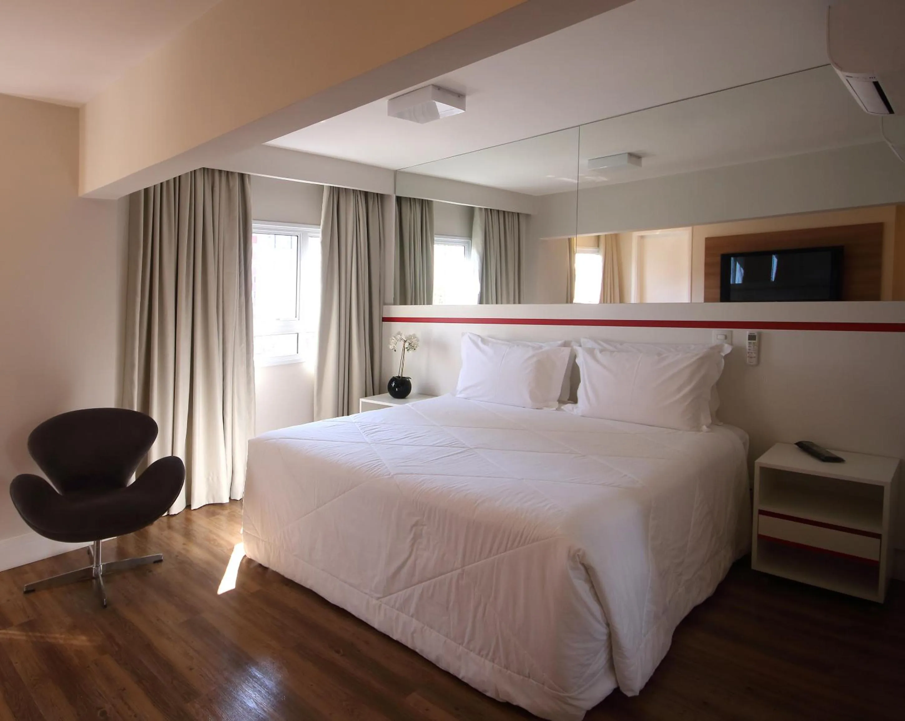 Bed in Ez Aclimação Hotel