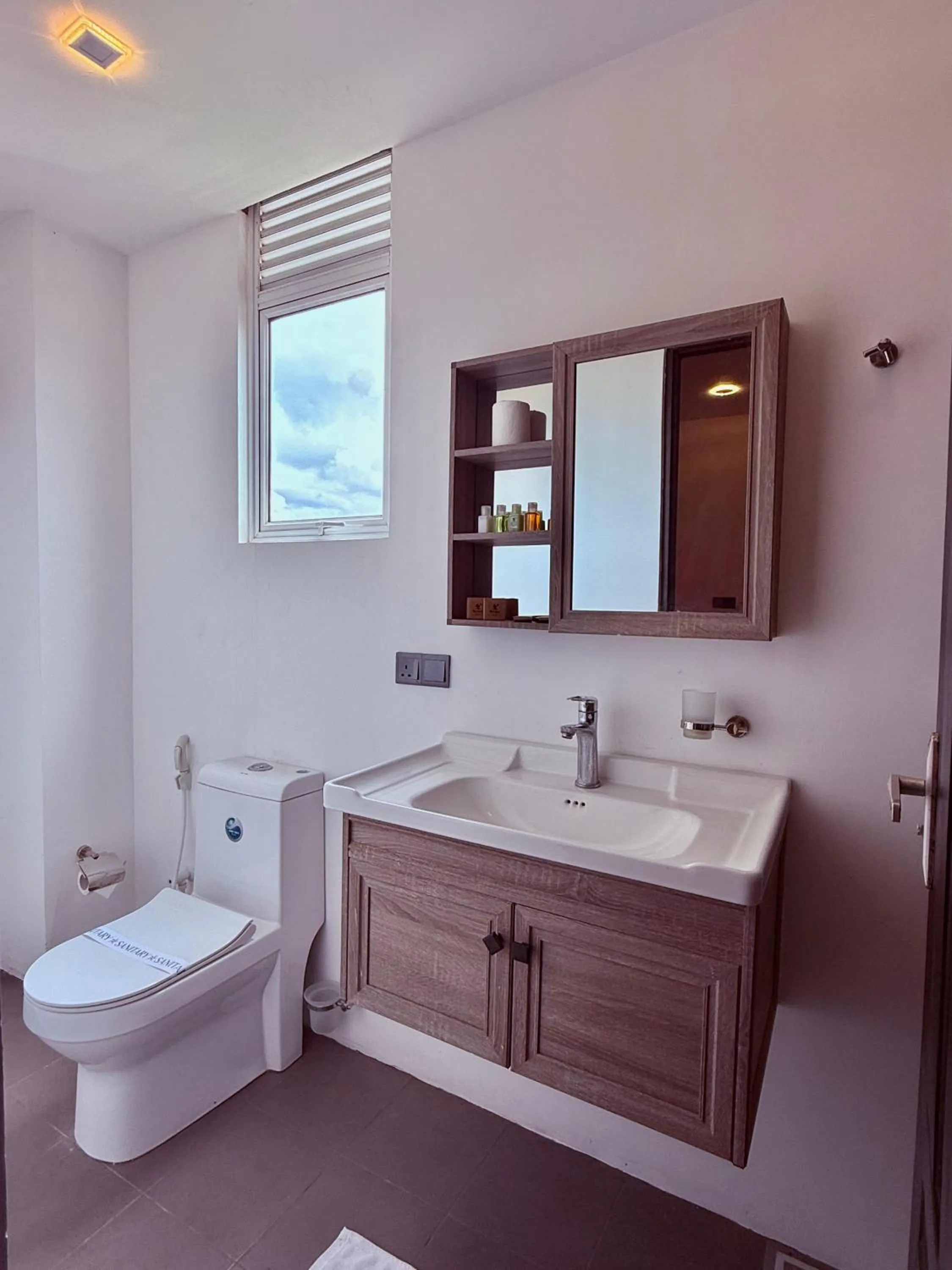 Bathroom in Ruvisha Beach Hotel