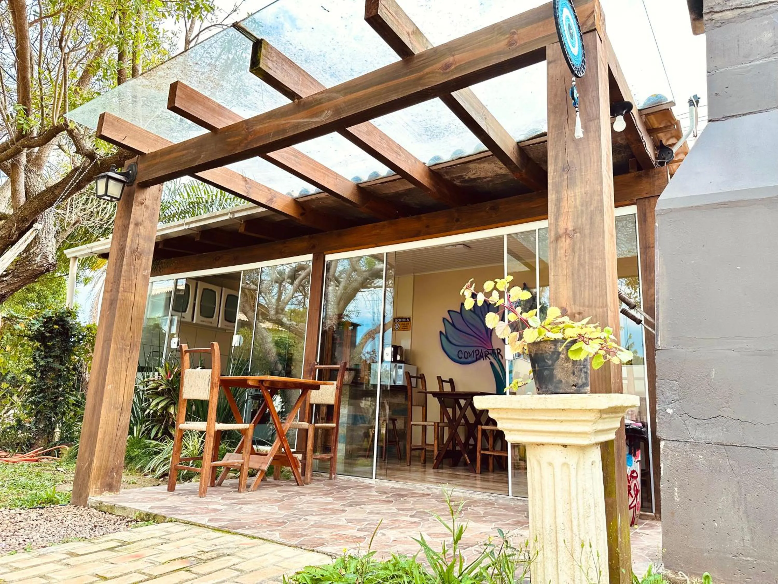 Property building in Pousada Lagoa Encantada