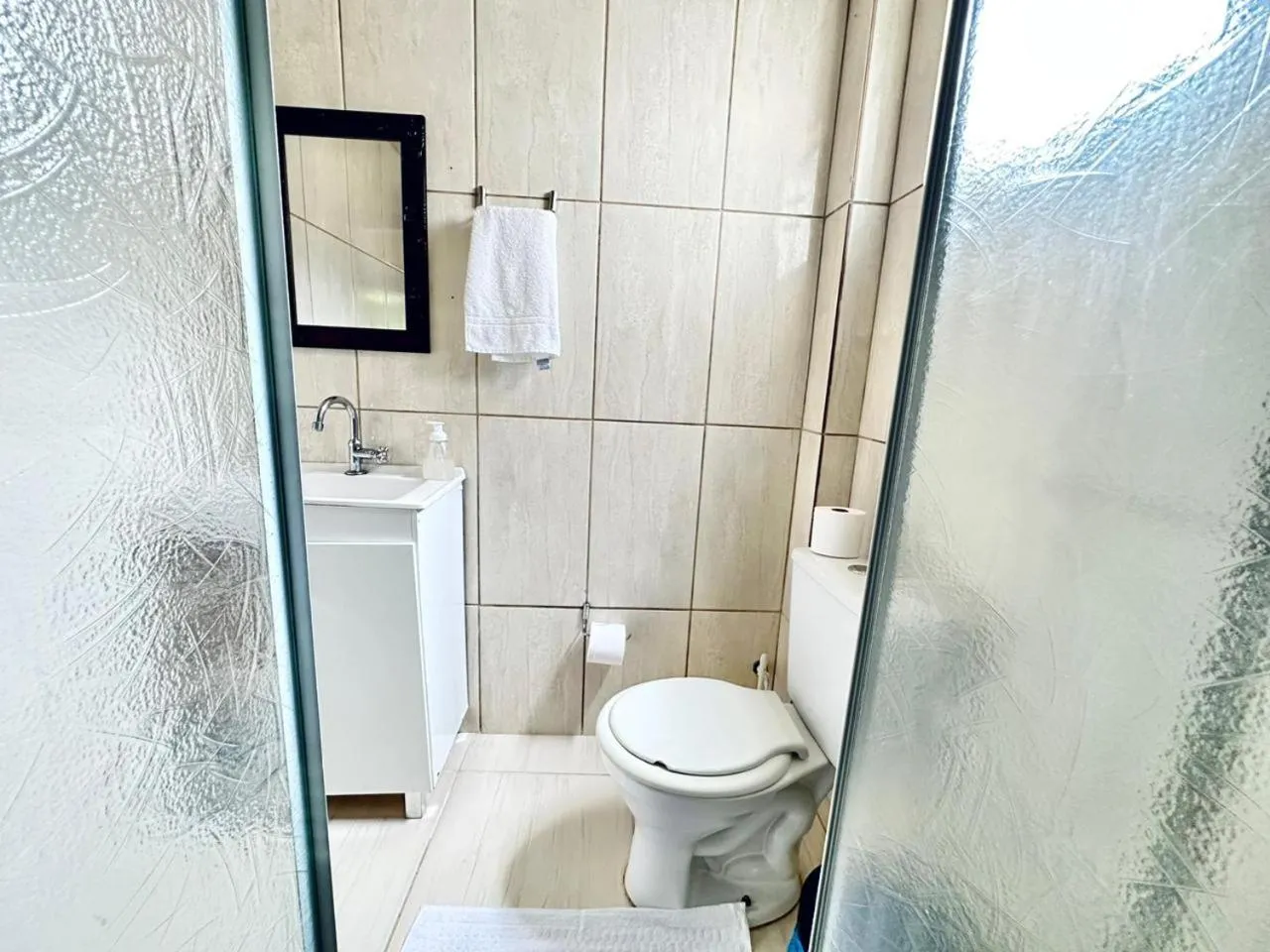 Shower in Pousada Lagoa Encantada