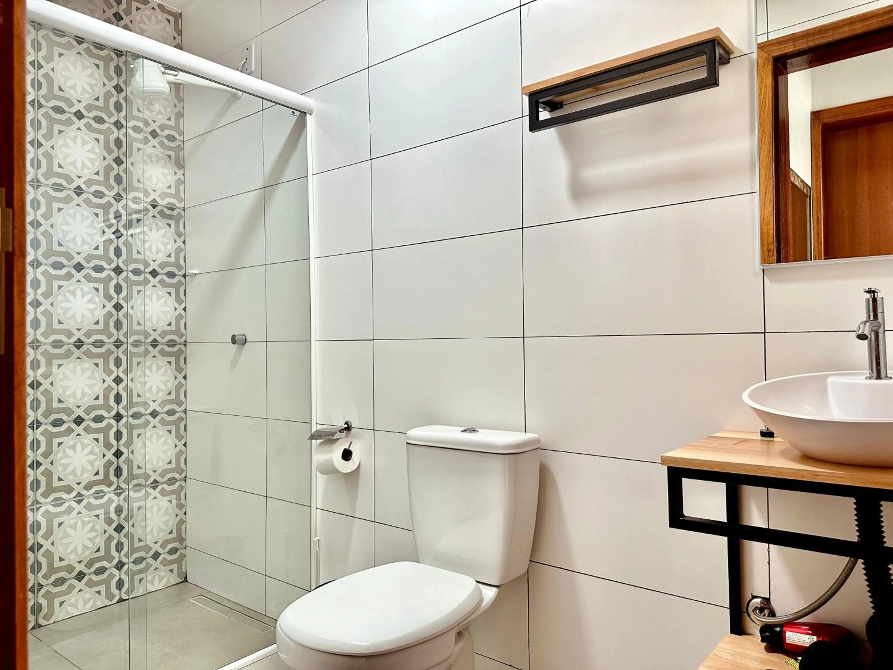 Shower in Pousada Lagoa Encantada