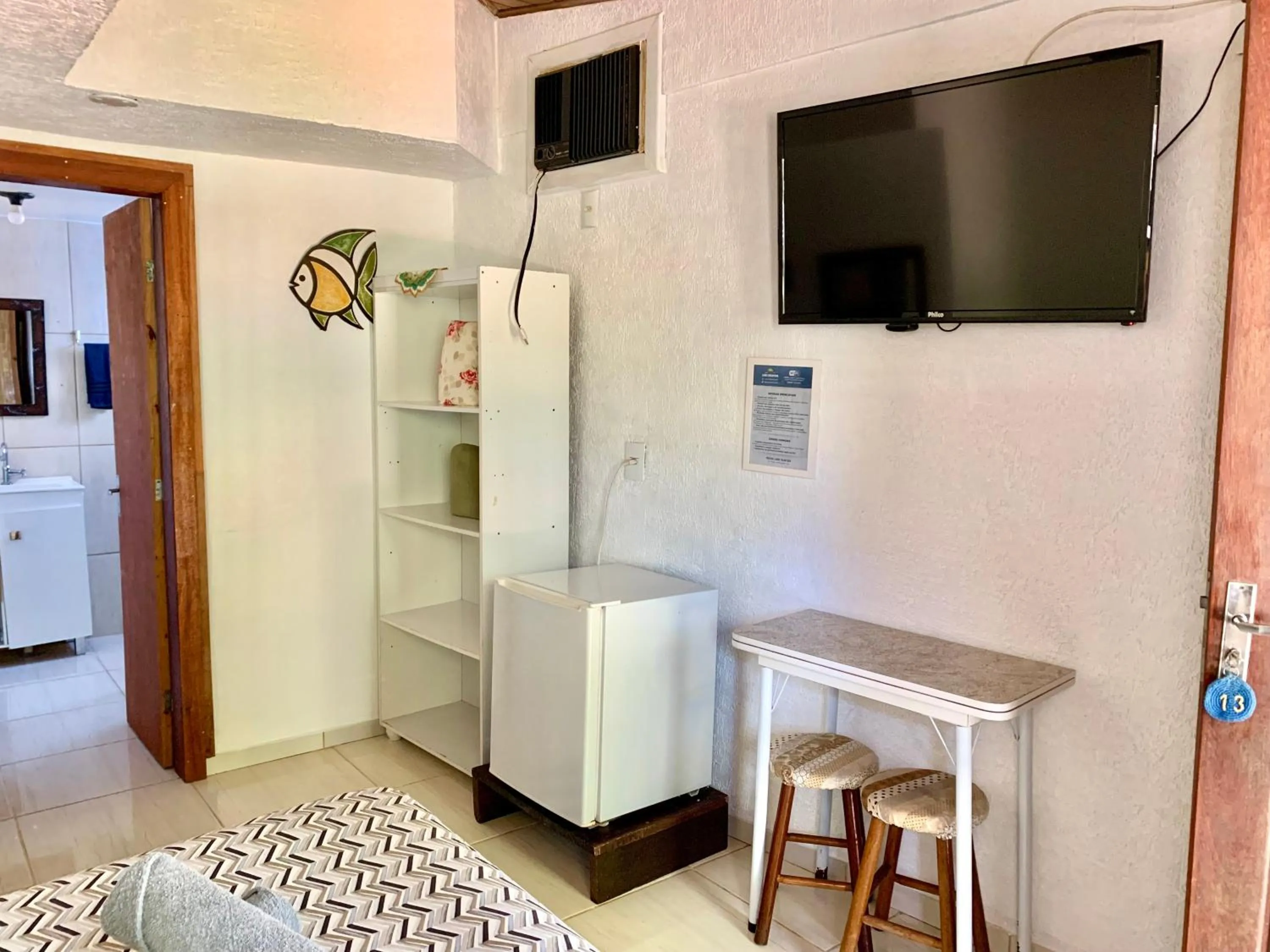 TV and multimedia, Bed in Pousada Lagoa Encantada