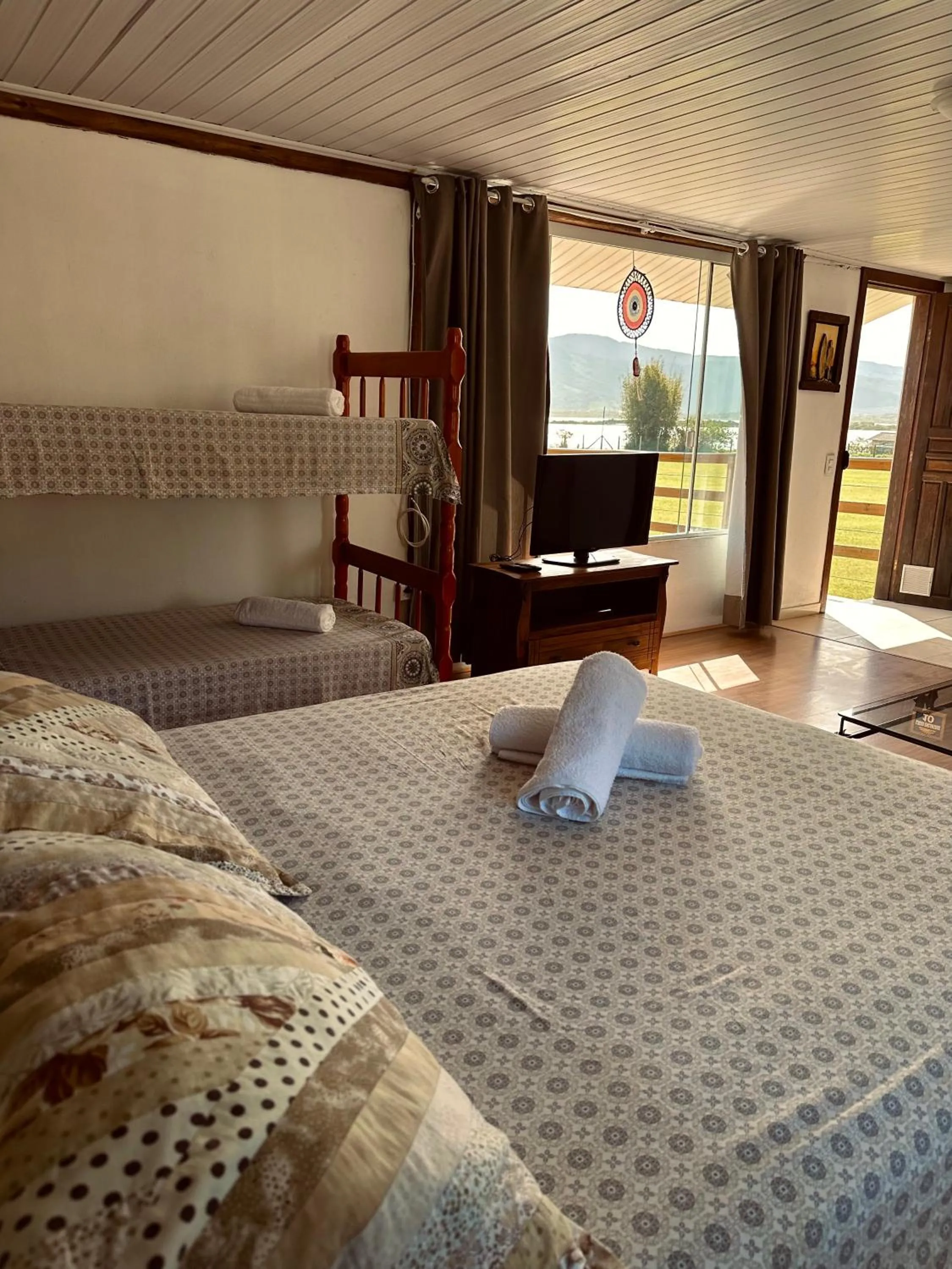 Bed in Pousada Lagoa Encantada