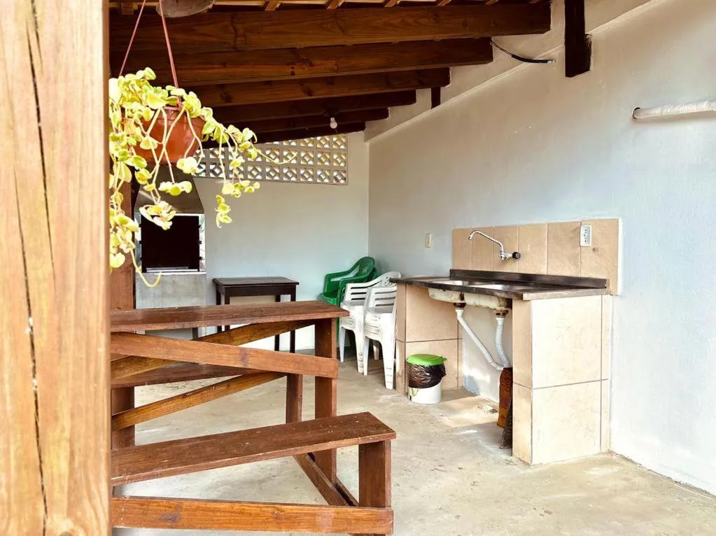 BBQ facilities in Pousada Lagoa Encantada