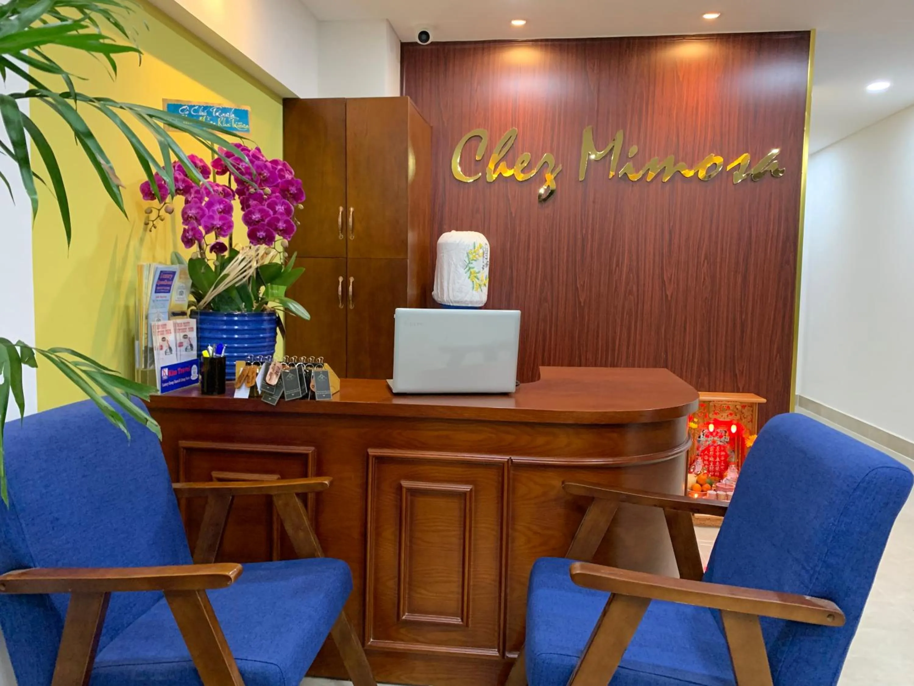 Lobby or reception in Chez Mimosa Petite - Free Laundry