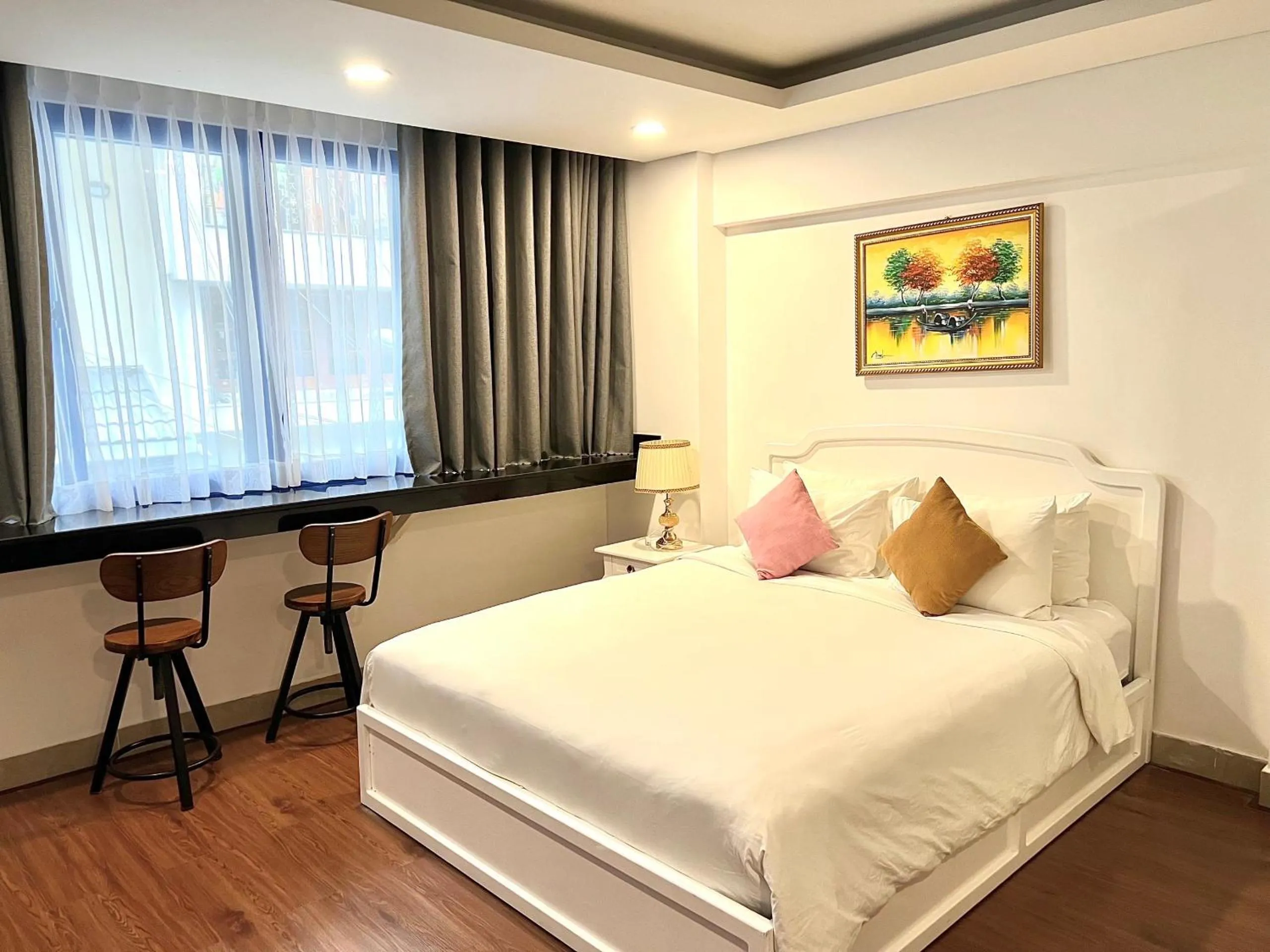 Bed in Chez Mimosa Petite - Free Laundry