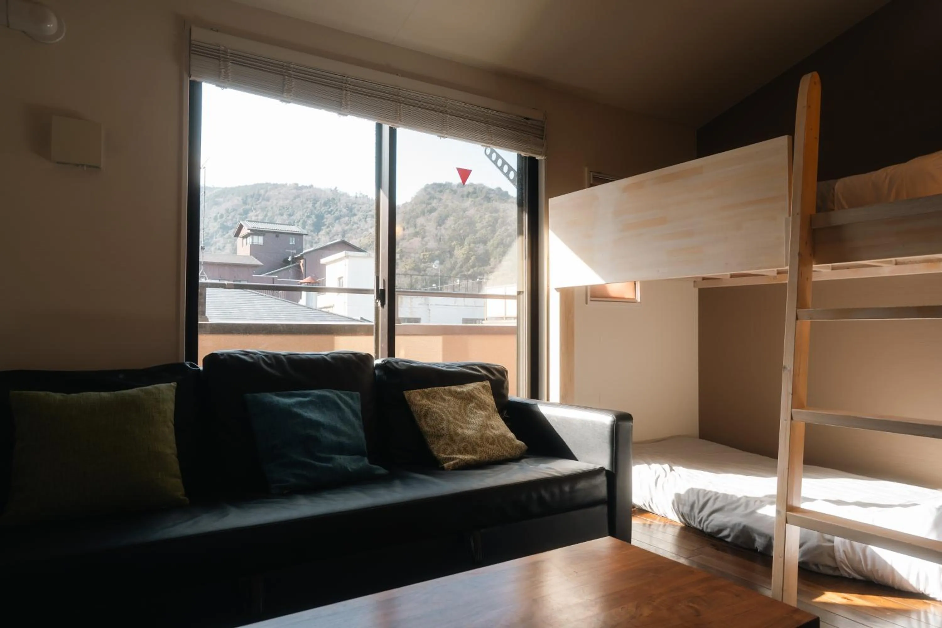 Photo of the whole room, Bed in Condominium MIRAHAKONE