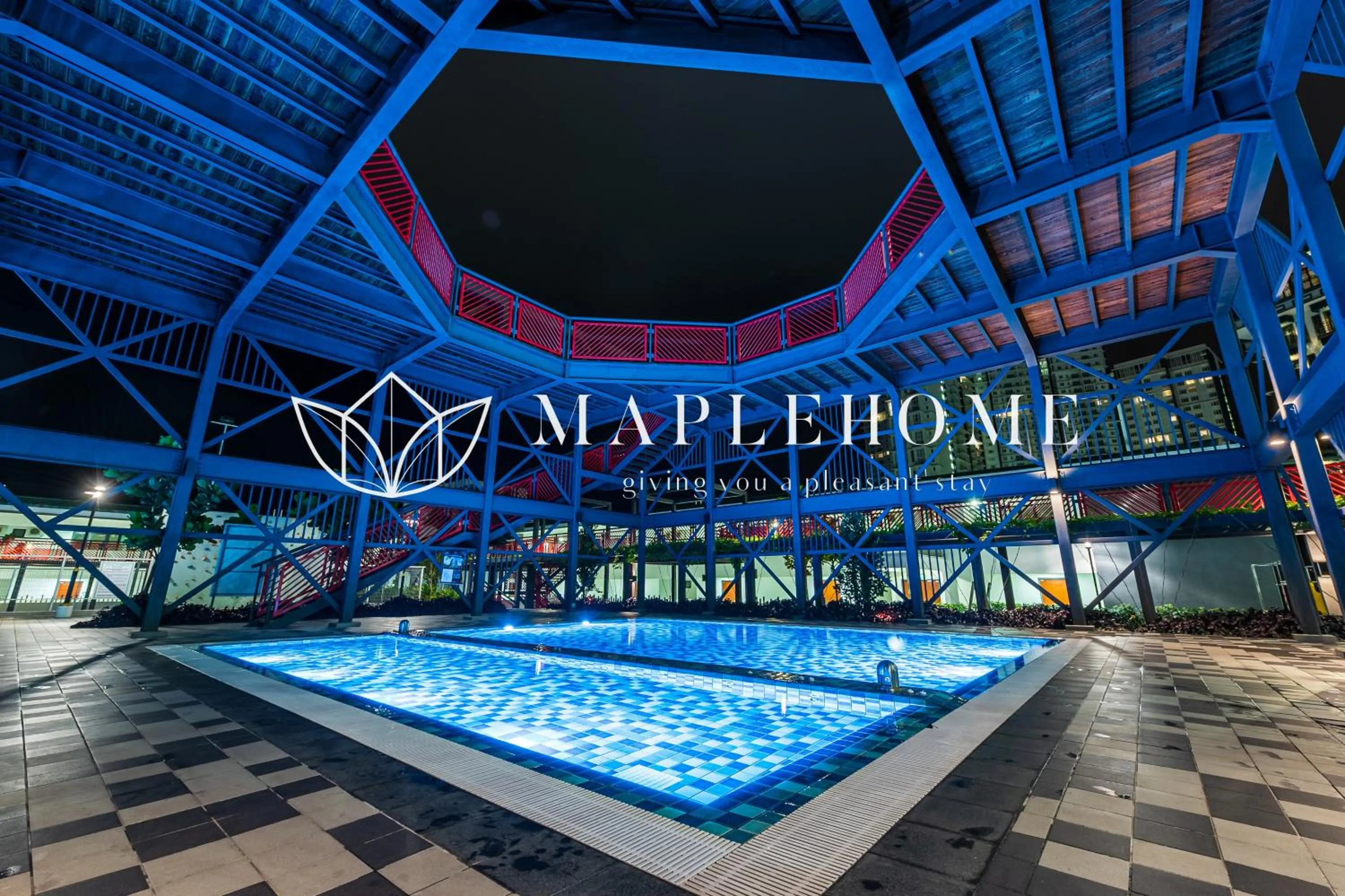 Swimming pool in Geo38 Premier Suites Genting Highlands