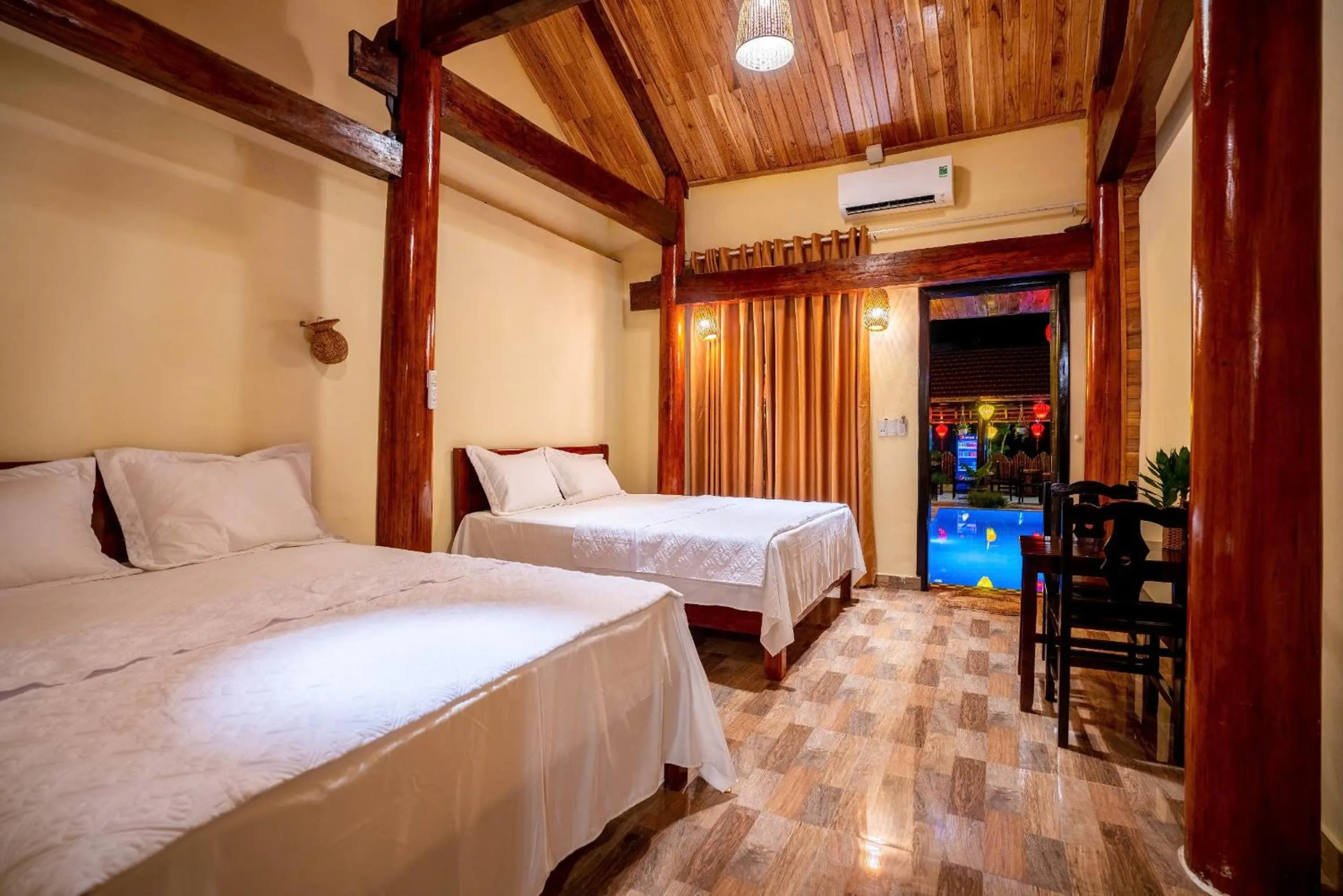 View (from property/room), Bed in Phong Nha Ecolodge Homestay & Tours - Mountain View