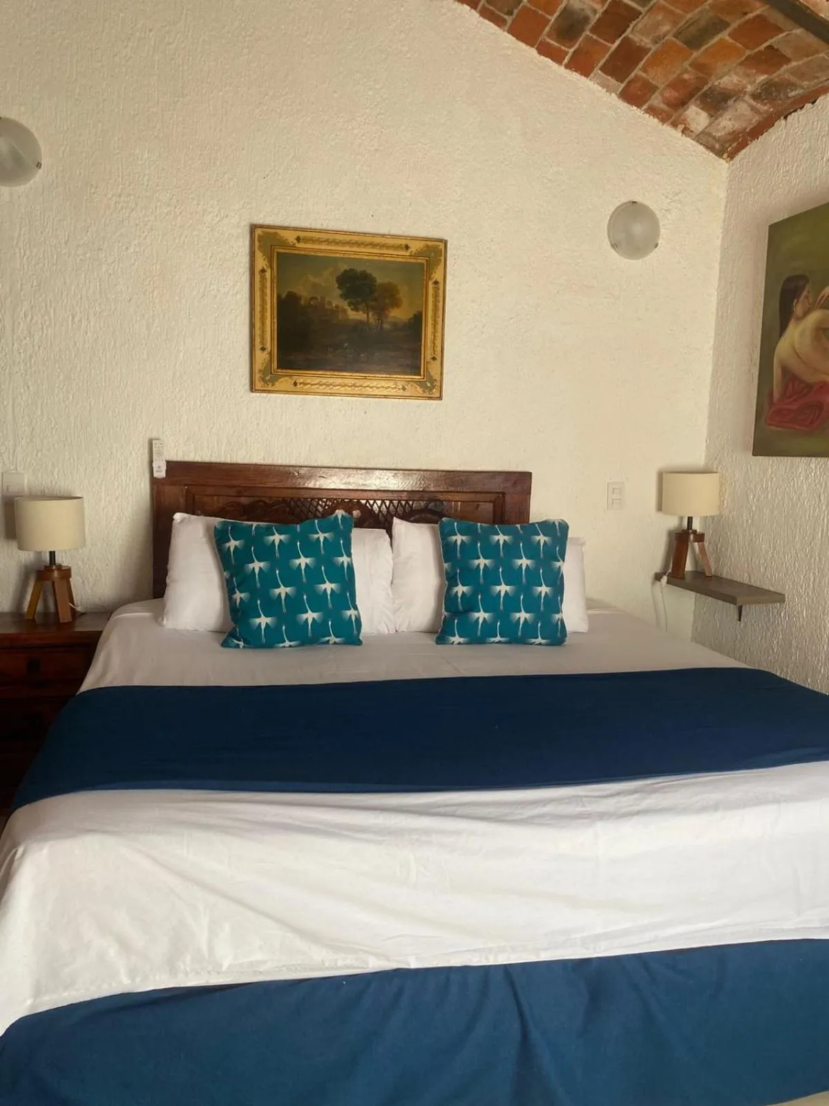 Bed in Hotel Villas Ajijic, Ajijic Chapala Jalisco