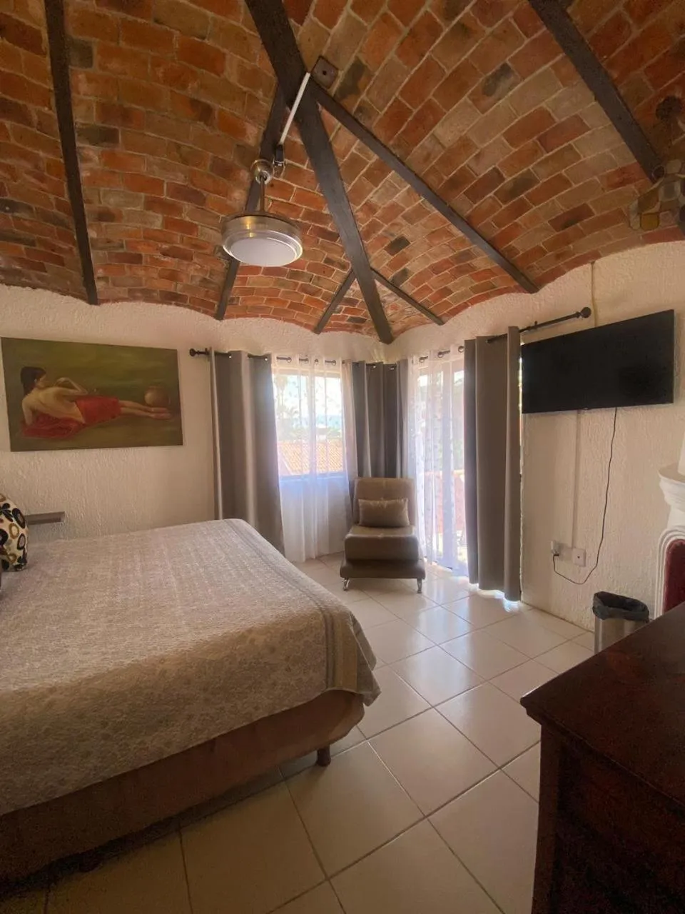 Bed in Hotel Villas Ajijic, Ajijic Chapala Jalisco