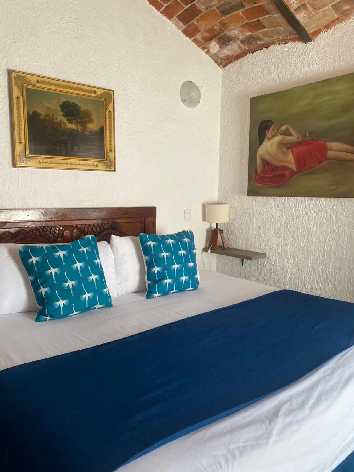 Bed in Hotel Villas Ajijic, Ajijic Chapala Jalisco