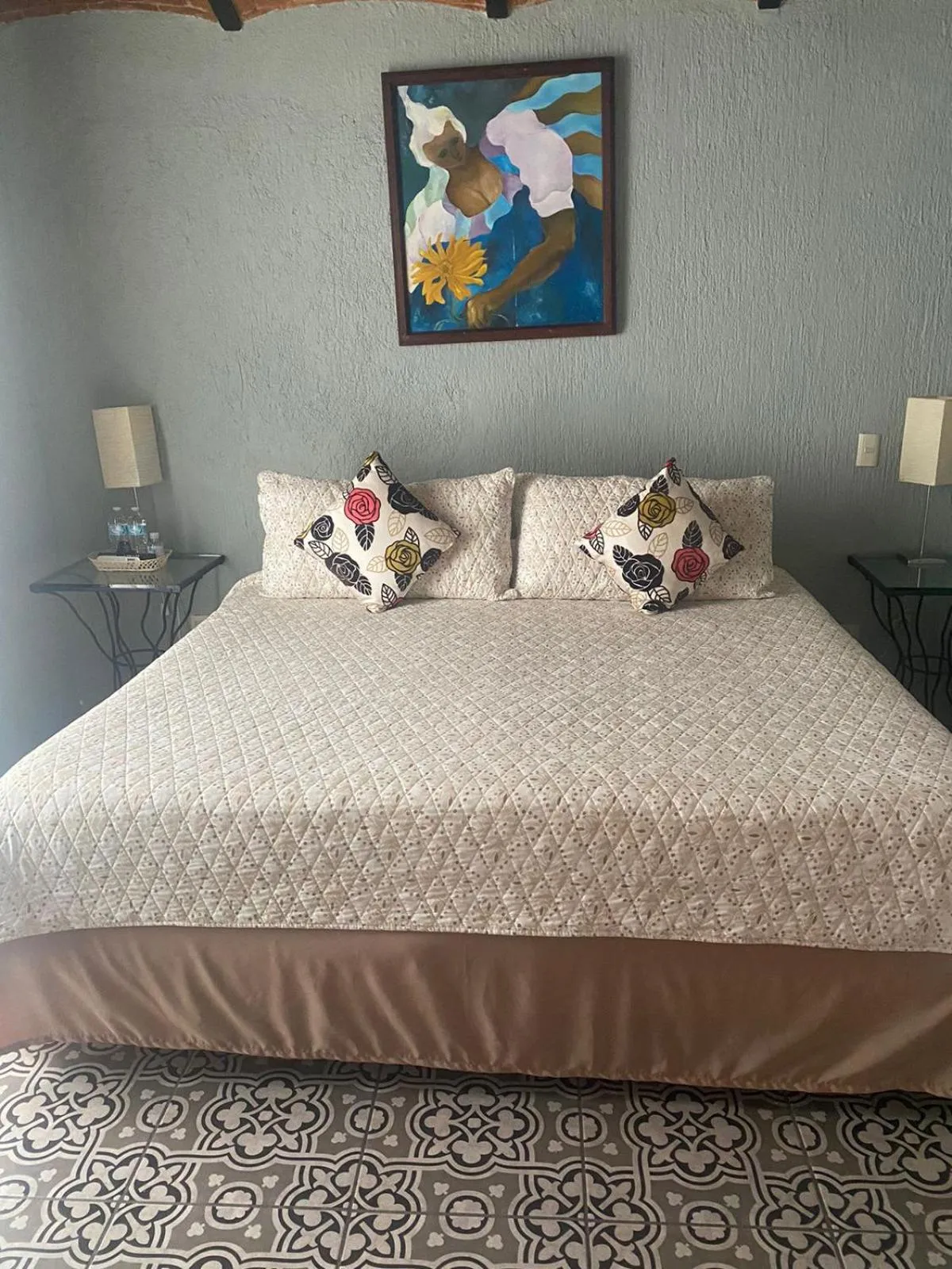 Bed in Hotel Villas Ajijic, Ajijic Chapala Jalisco