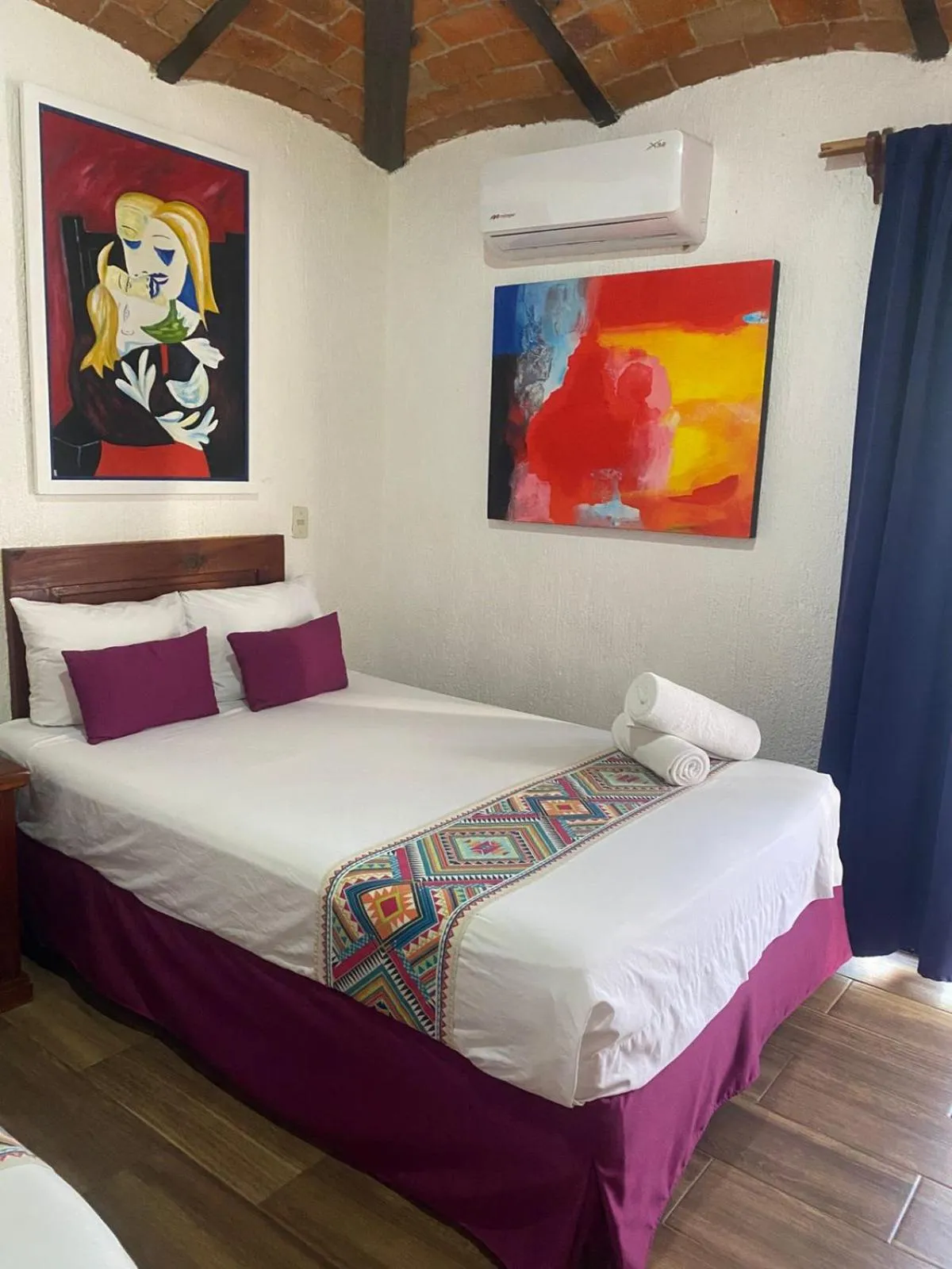 Bed in Hotel Villas Ajijic, Ajijic Chapala Jalisco