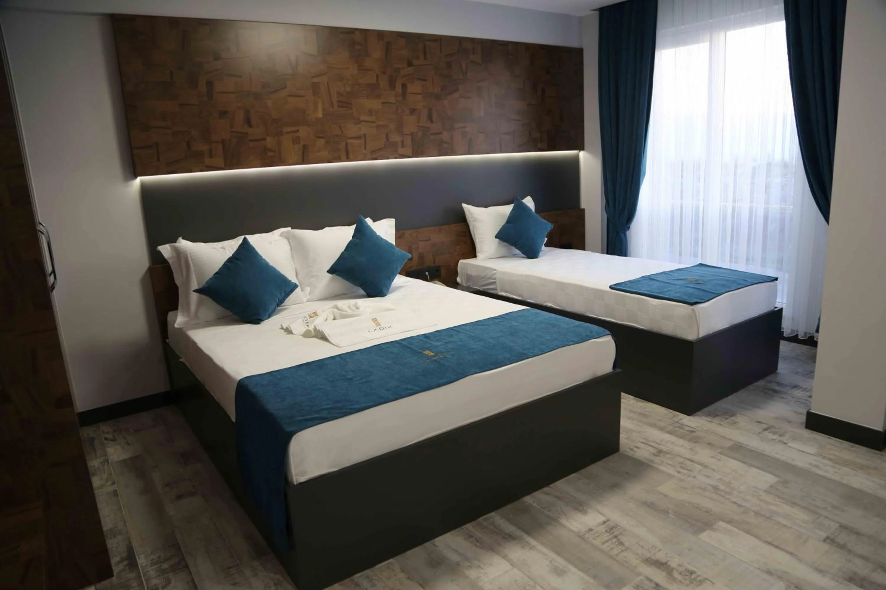 Bed in Ladik Hotel