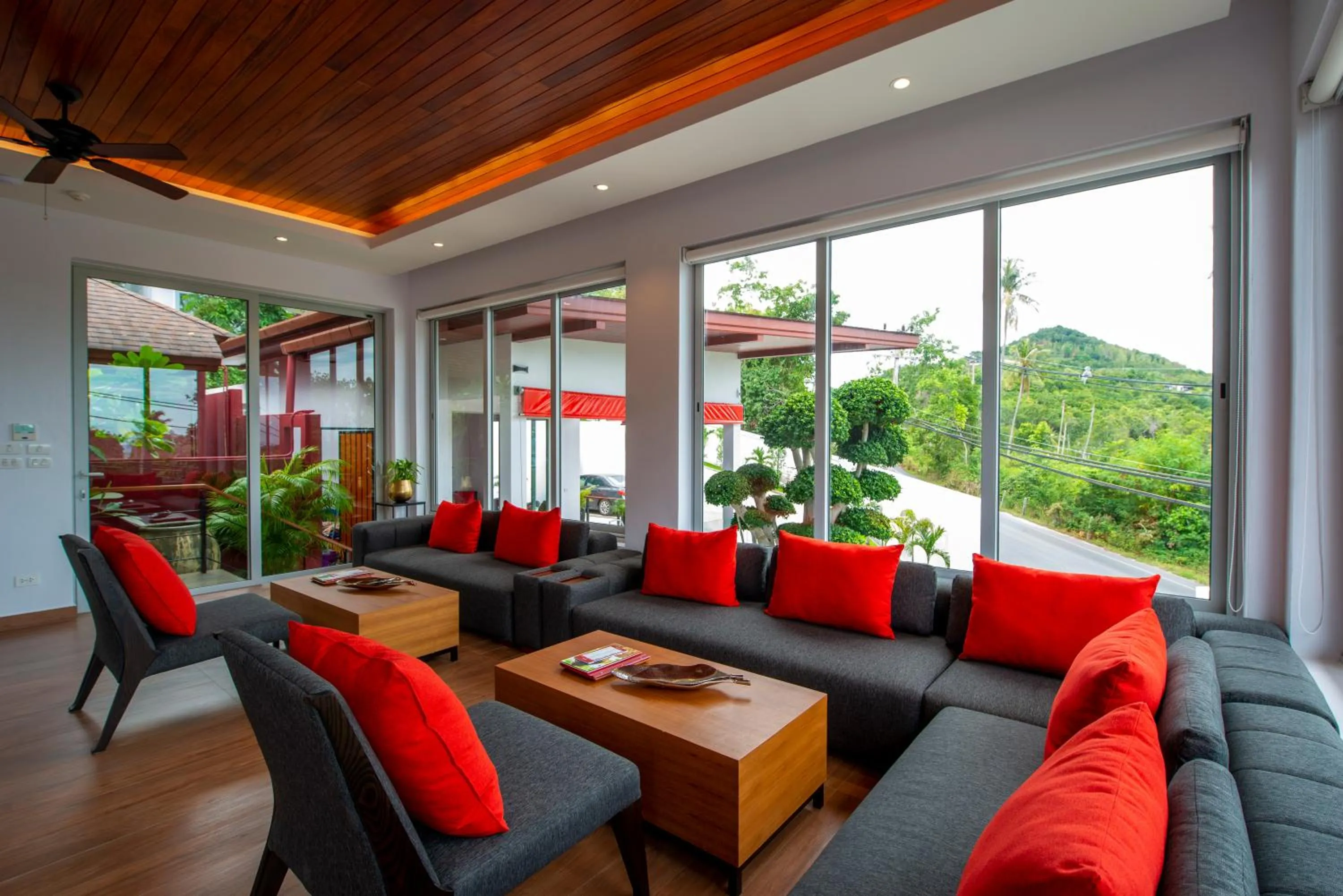 Lobby or reception in Eranda Pool Spa Villa, Chaweng Koh Samui