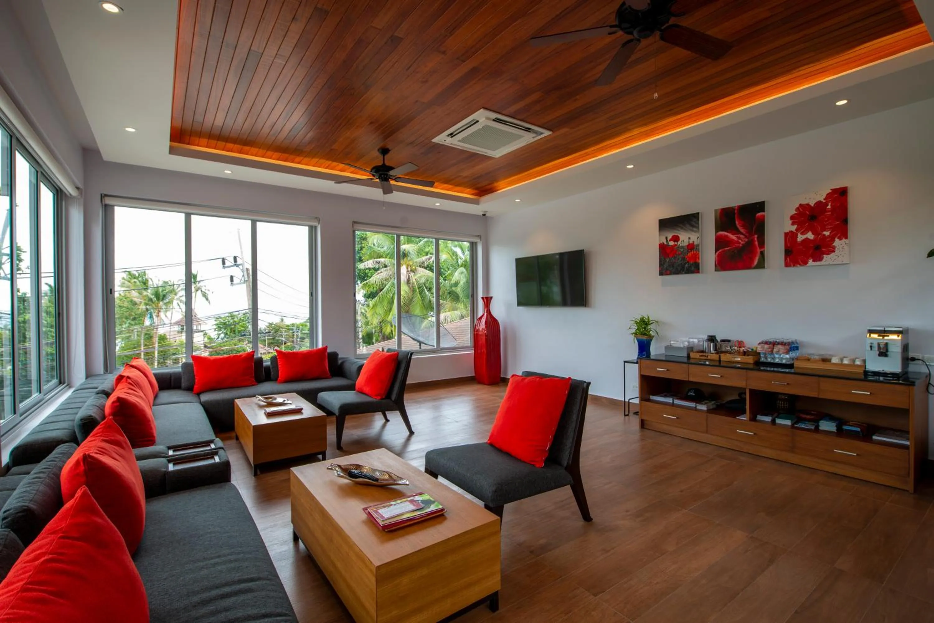 Lobby or reception in Eranda Pool Spa Villa, Chaweng Koh Samui