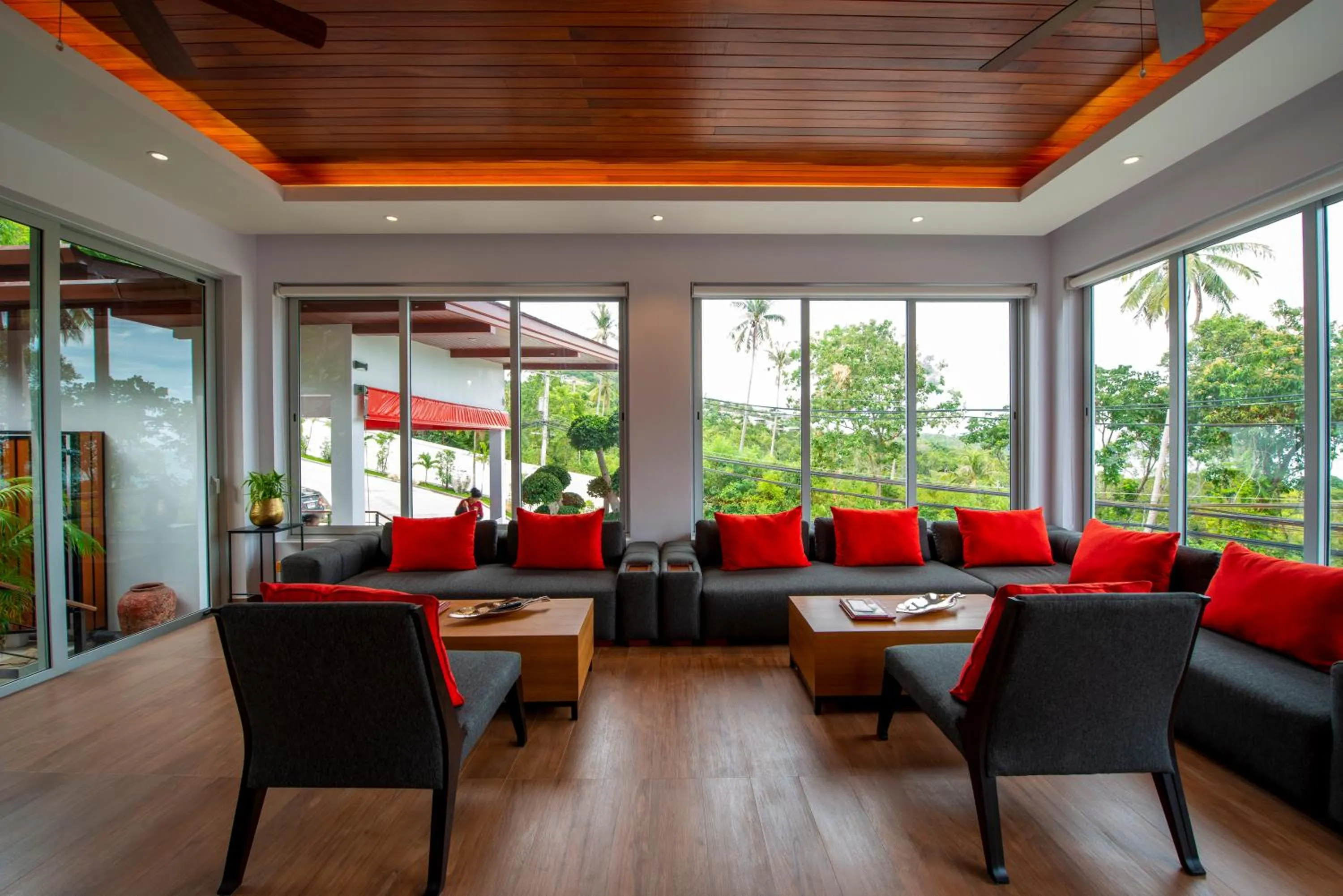 Lobby or reception in Eranda Pool Spa Villa, Chaweng Koh Samui