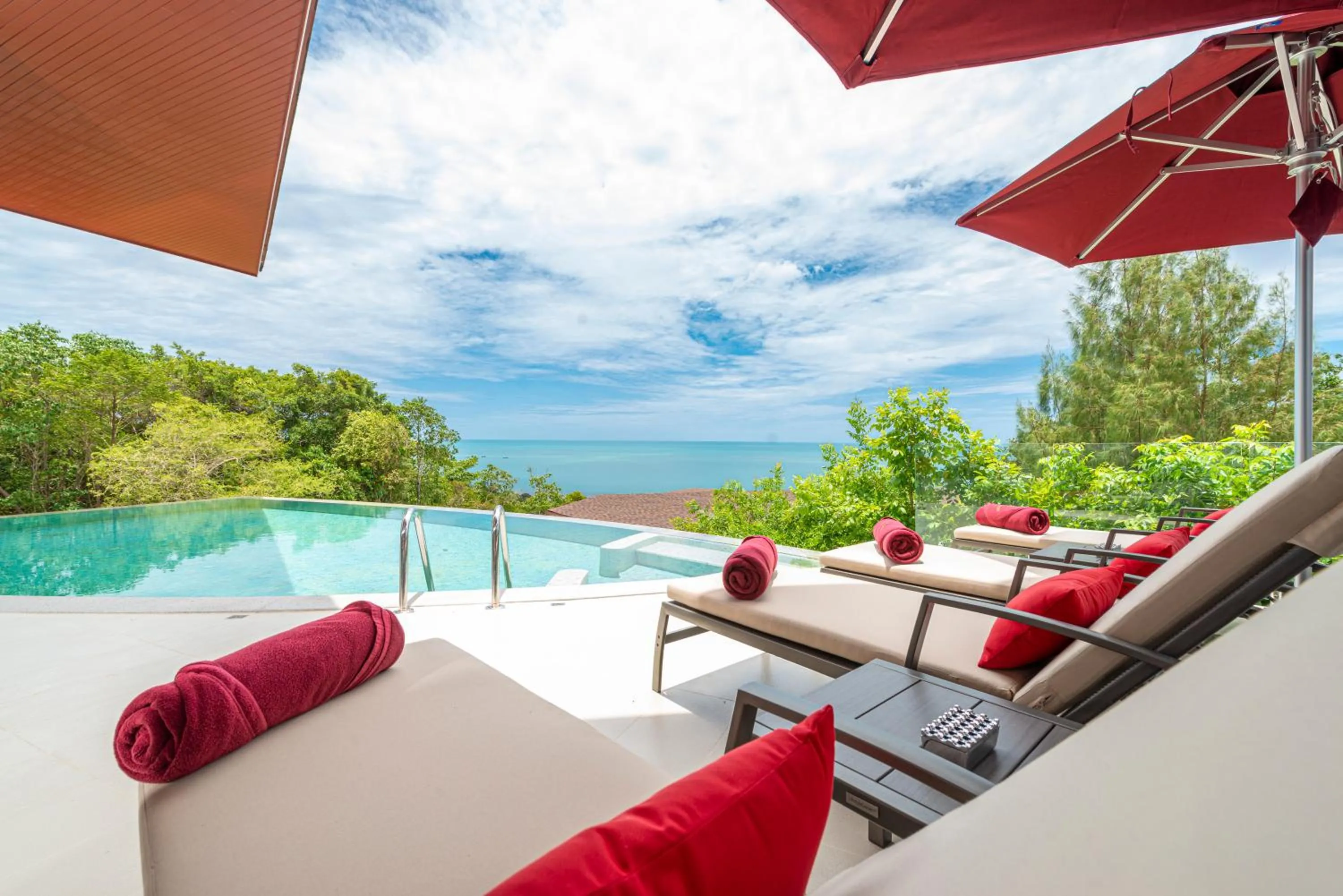 Balcony/Terrace in Eranda Pool Spa Villa, Chaweng Koh Samui