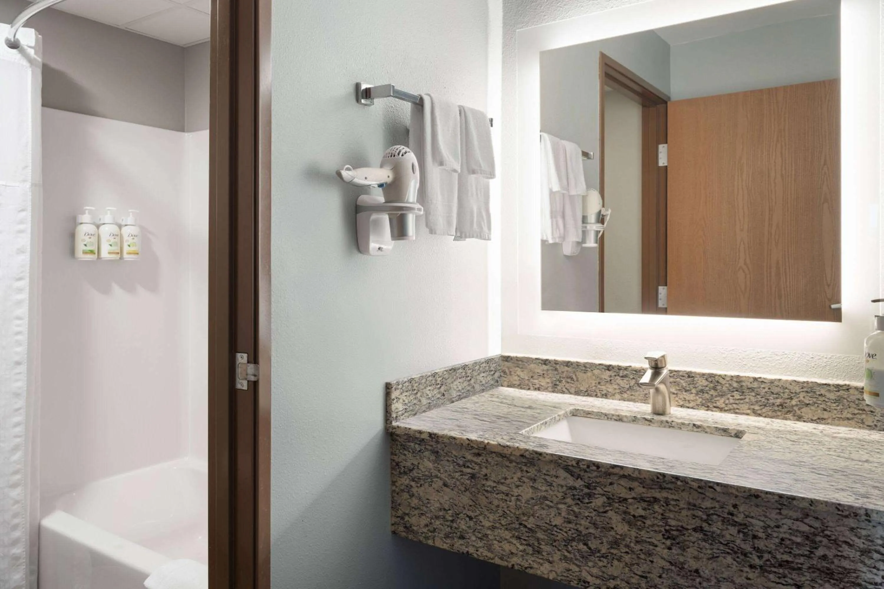 Bathroom in AmericInn by Wyndham Beaver Dam