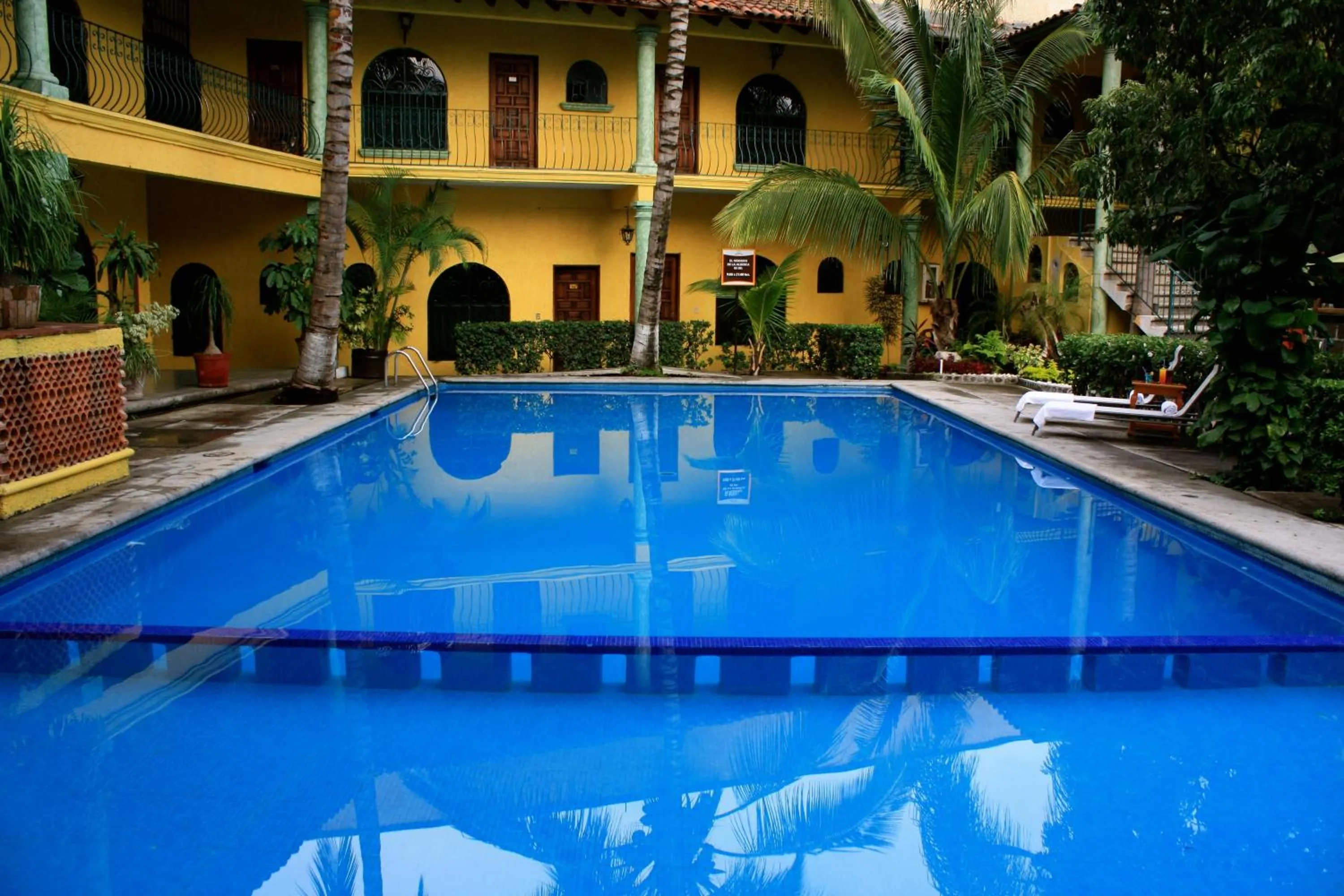 Swimming pool in Hotel Oaxtepec