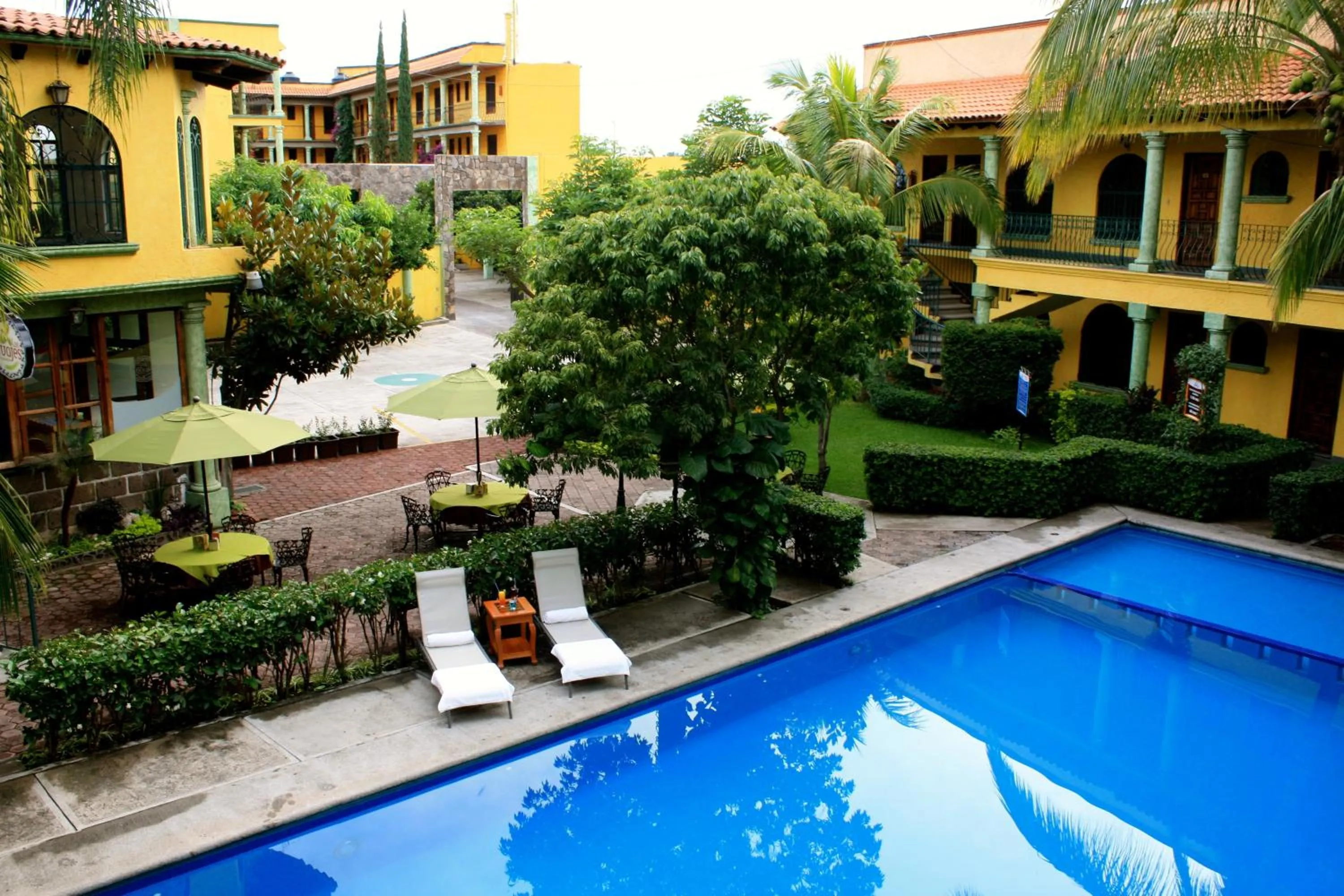 Bird's eye view in Hotel Oaxtepec