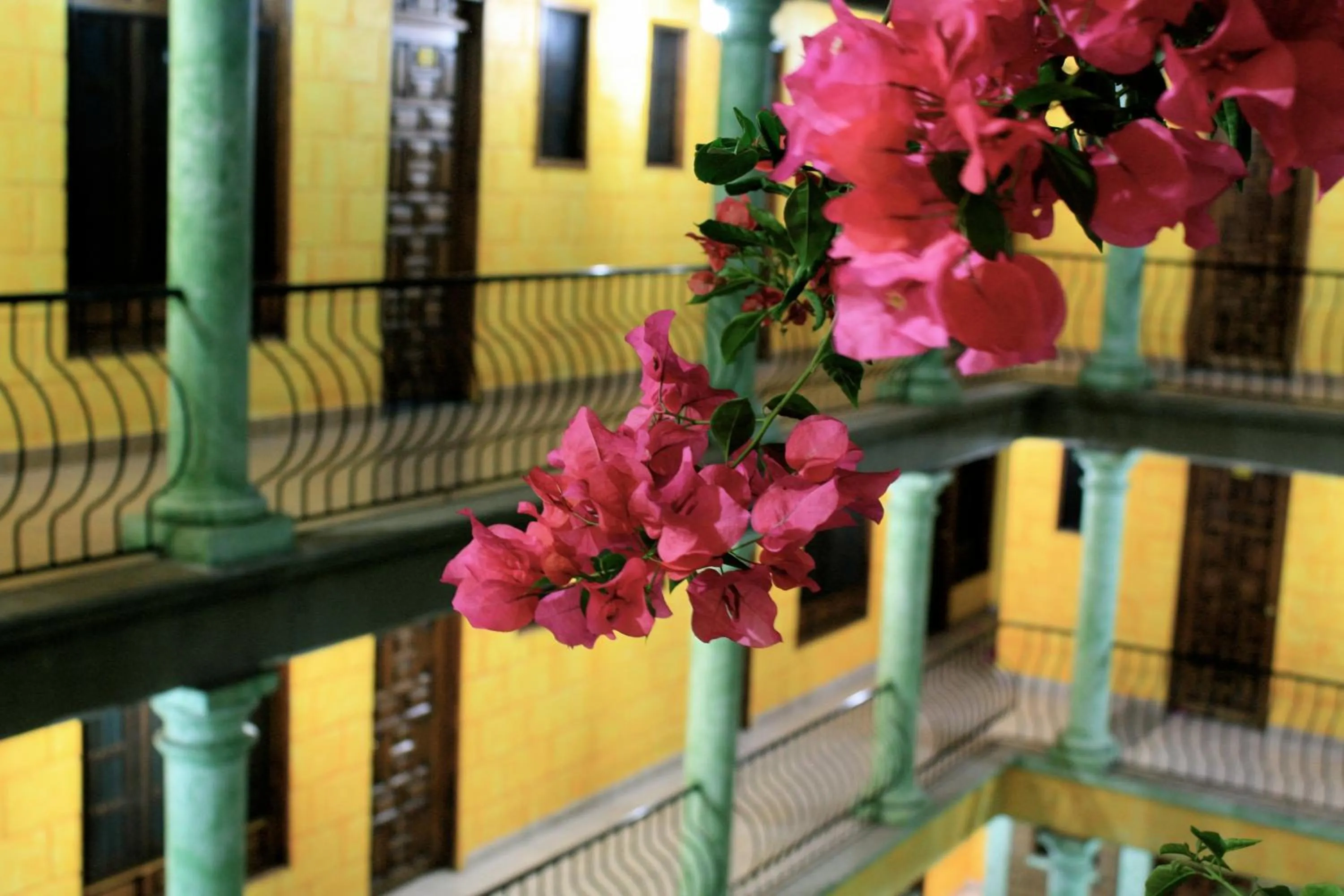 Decorative detail in Hotel Oaxtepec