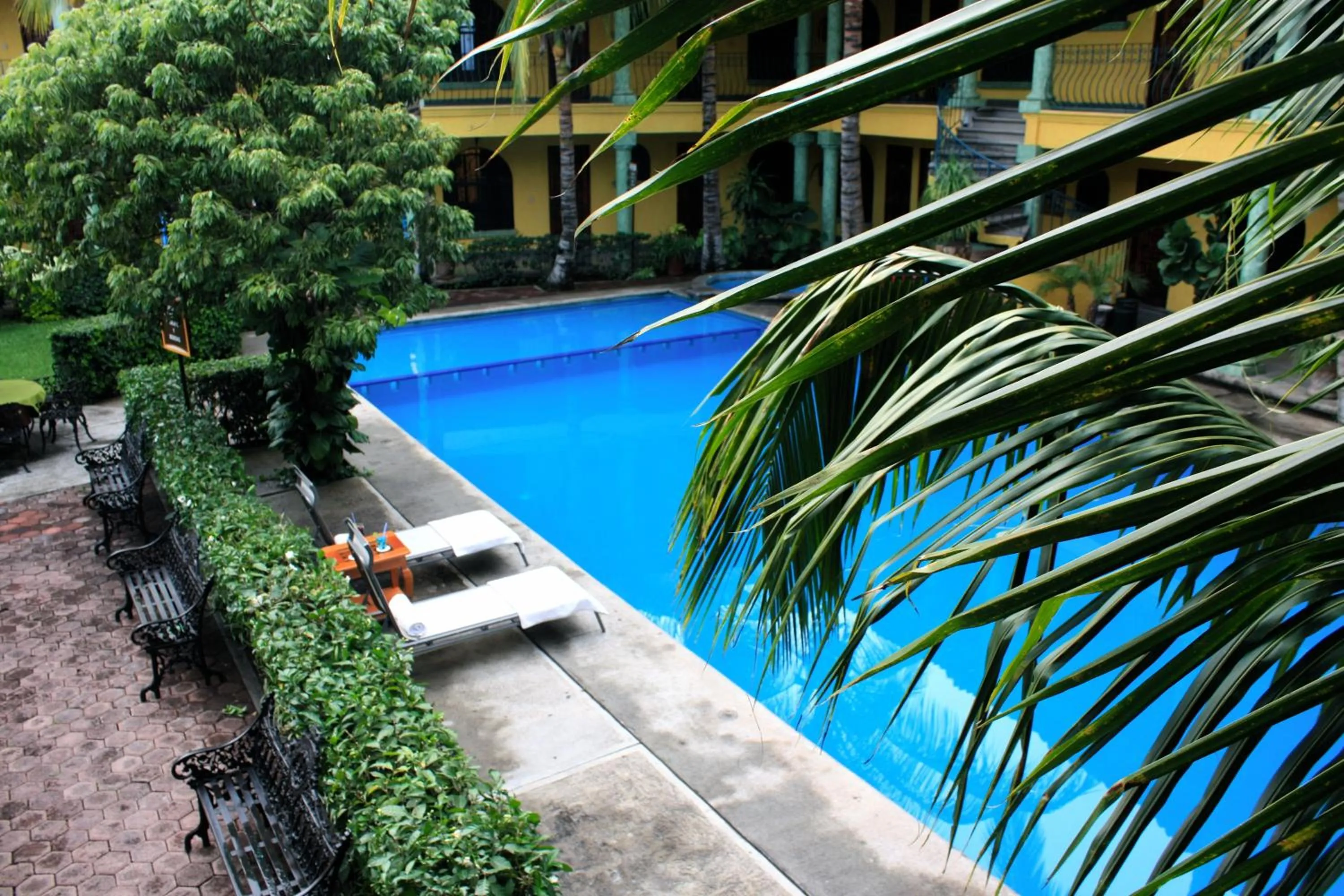 Swimming pool in Hotel Oaxtepec