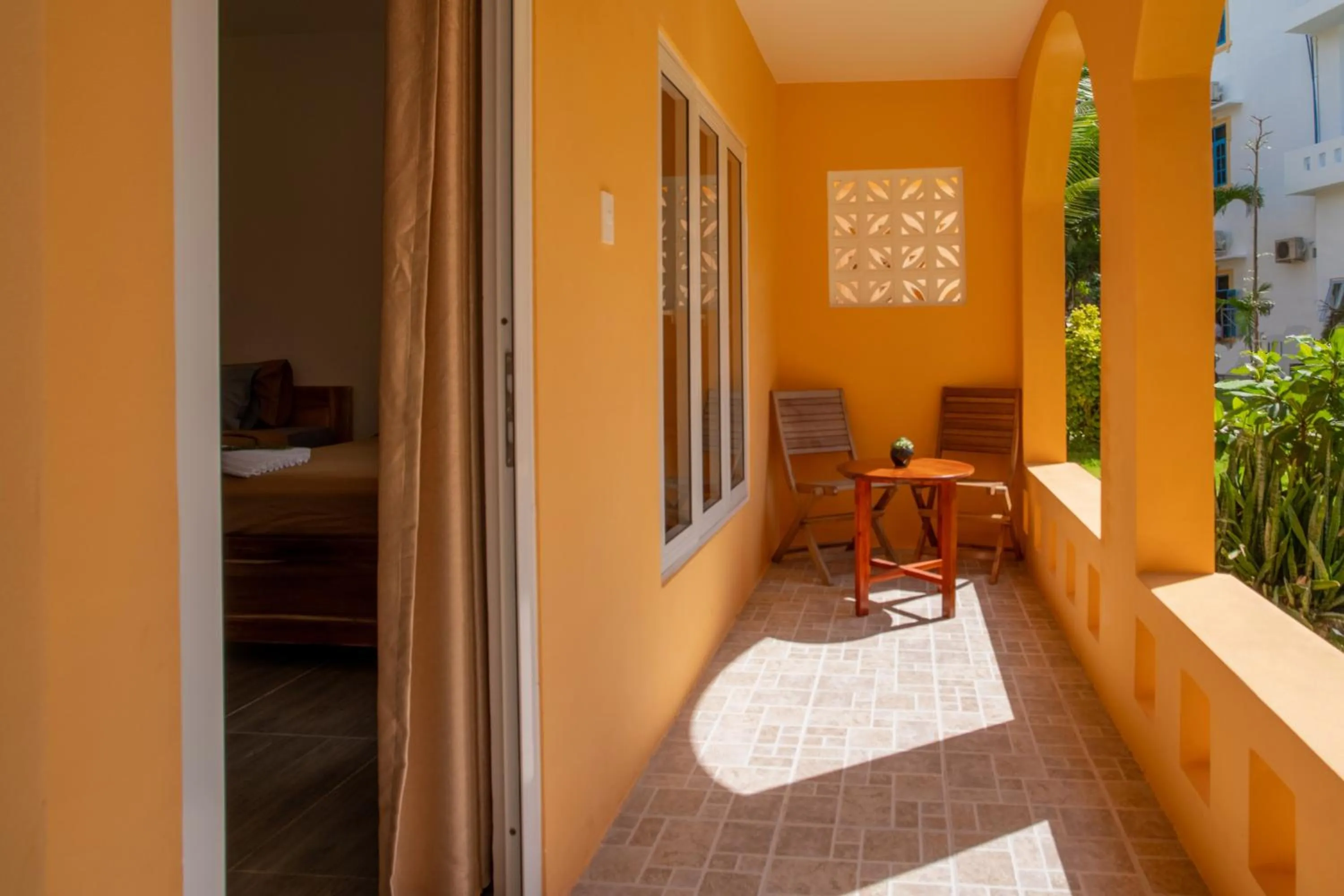 Seating area in Vida Loca Sunset Beach Resort
