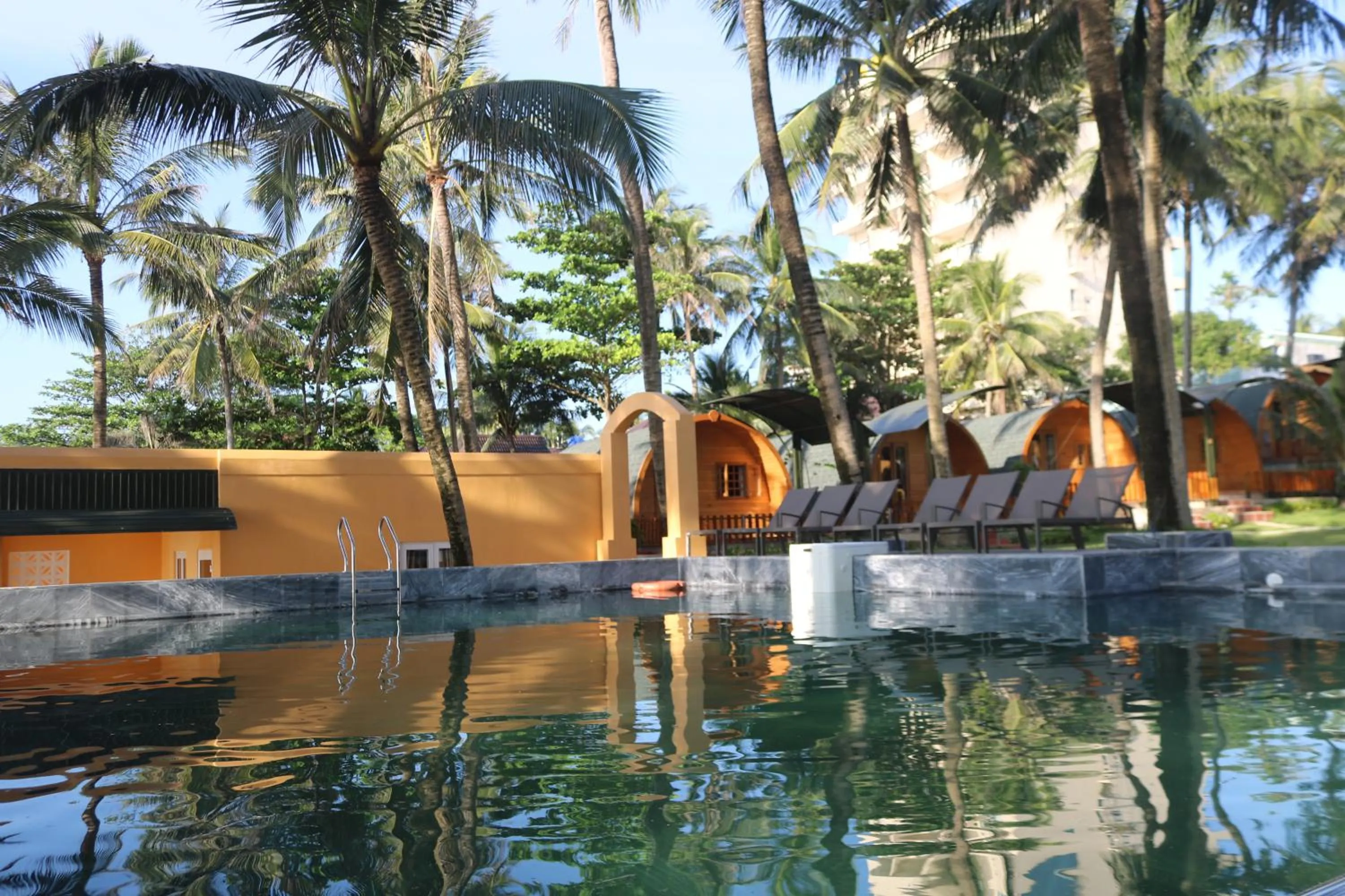 Pool view in Vida Loca Sunset Beach Resort