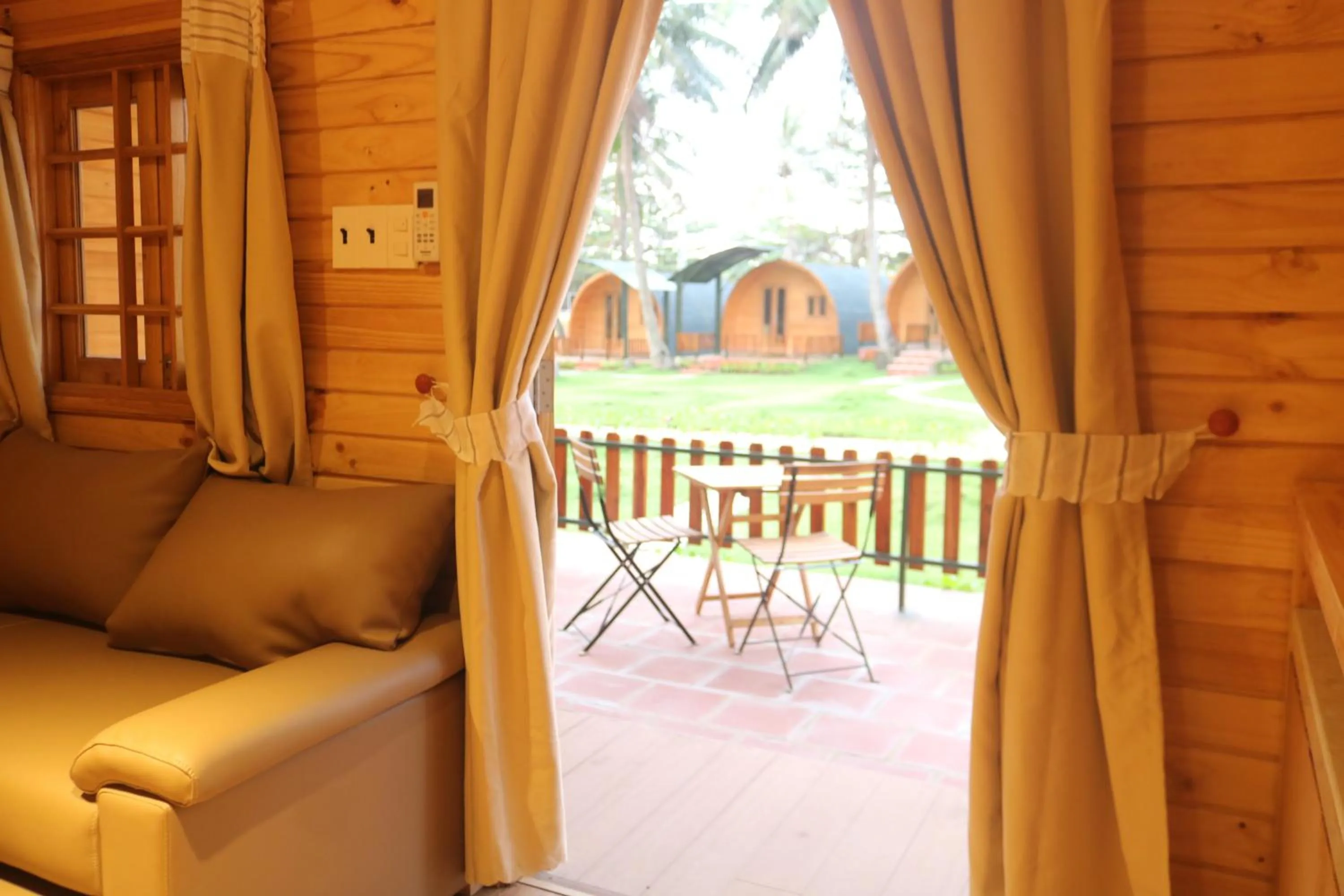 Seating area in Vida Loca Sunset Beach Resort