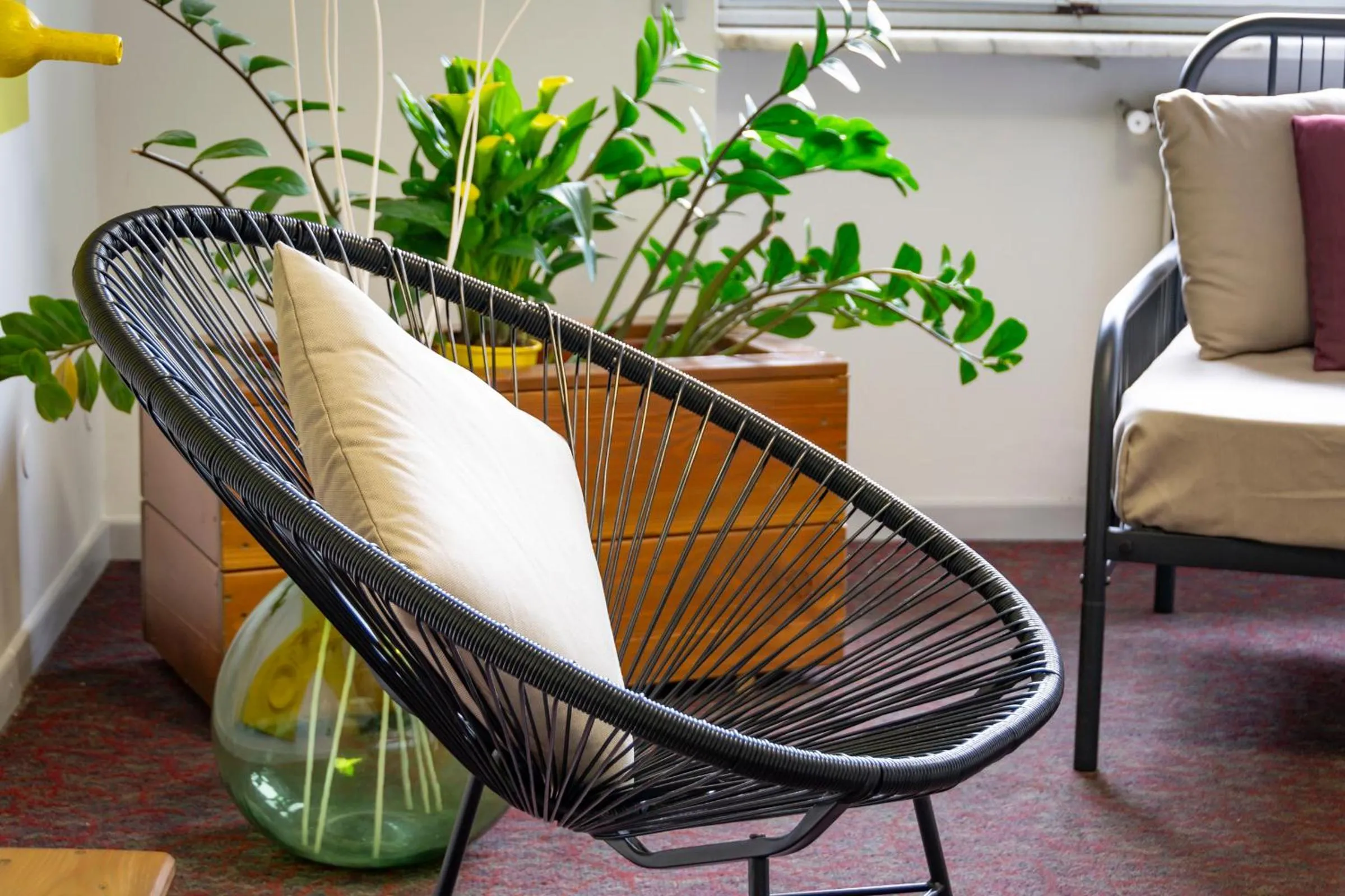Living room in UniHo Hostel