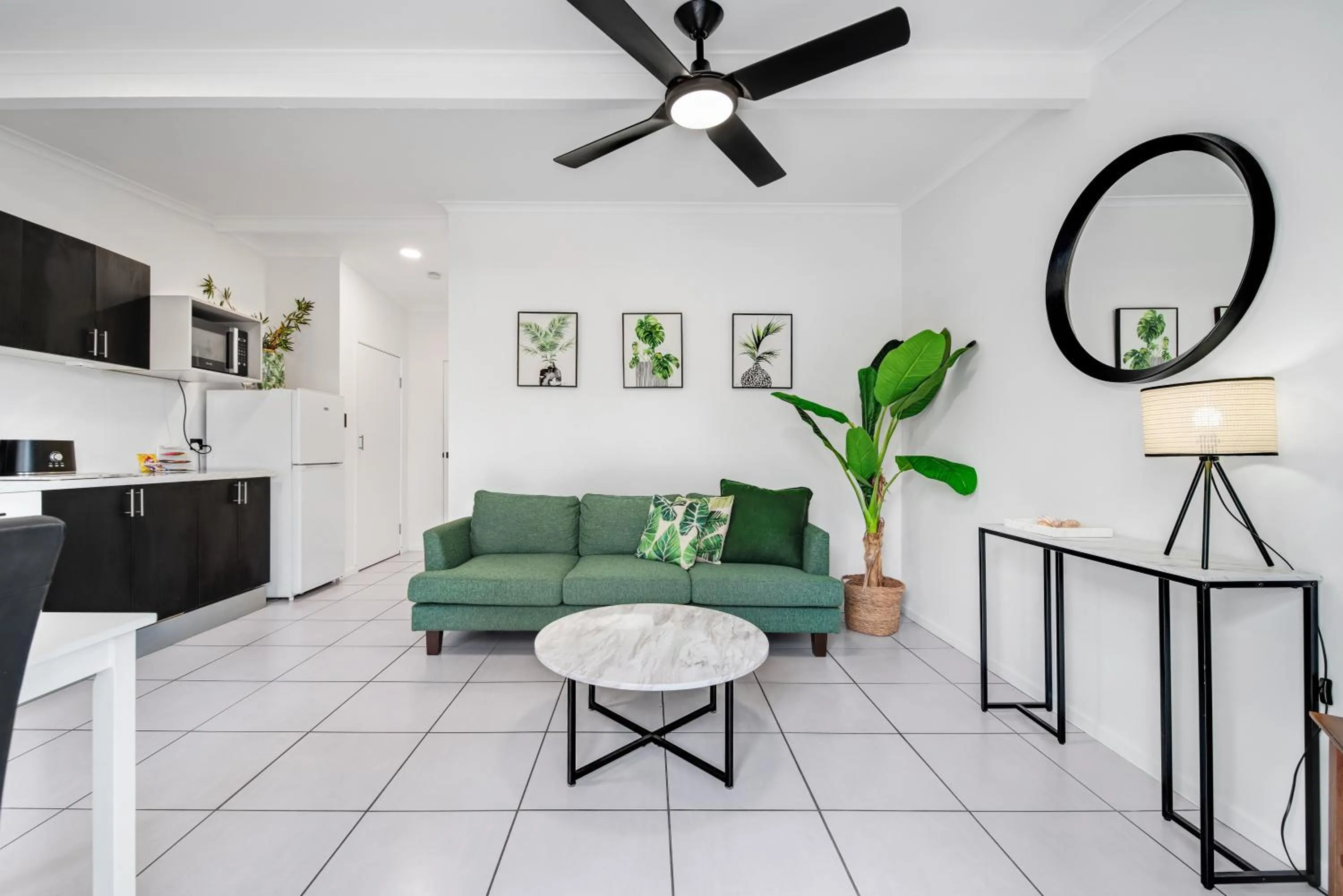Living room in Beachcomber Peregian Beach