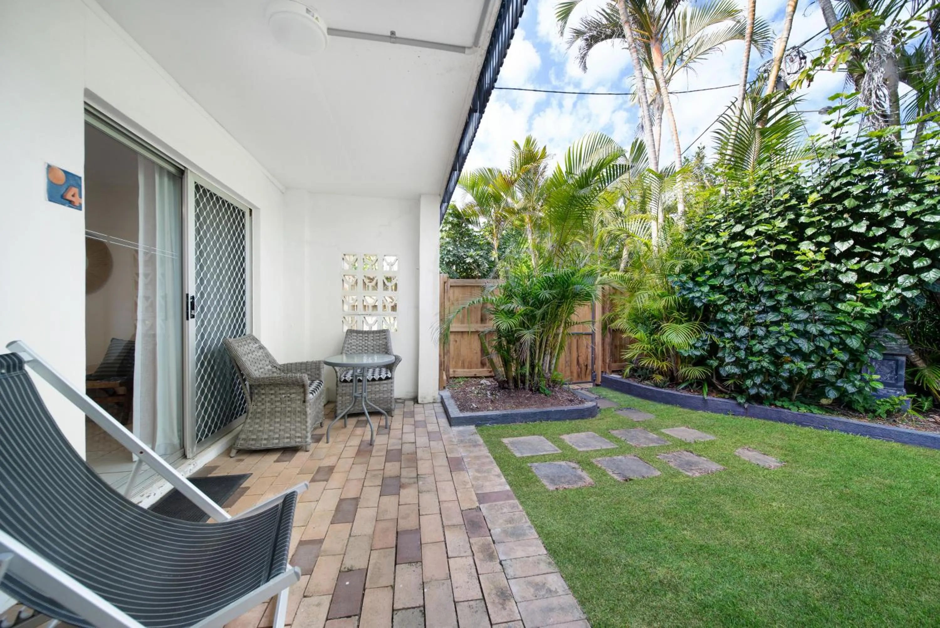 Patio in Beachcomber Peregian Beach